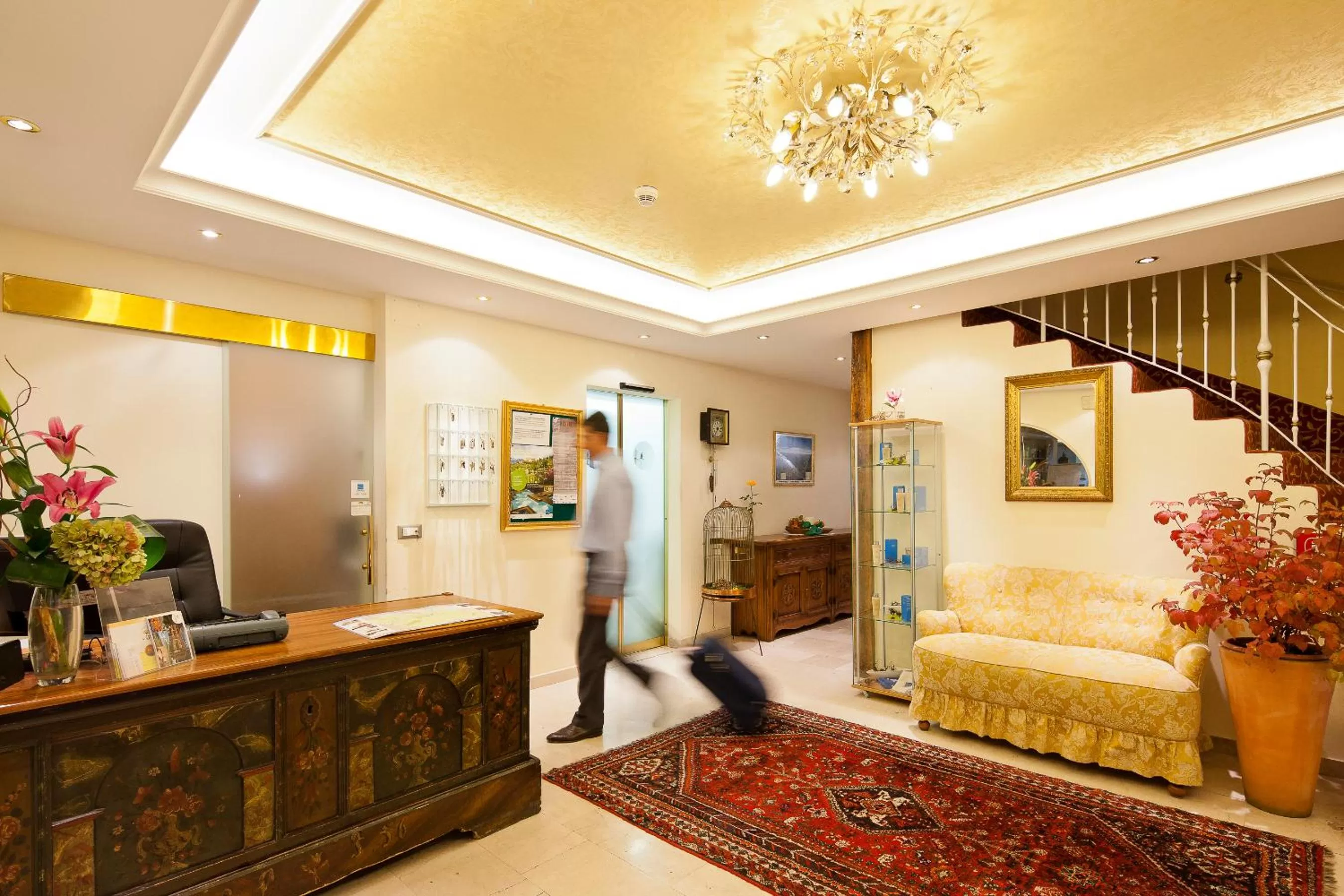 Lobby or reception in Hotel Aster