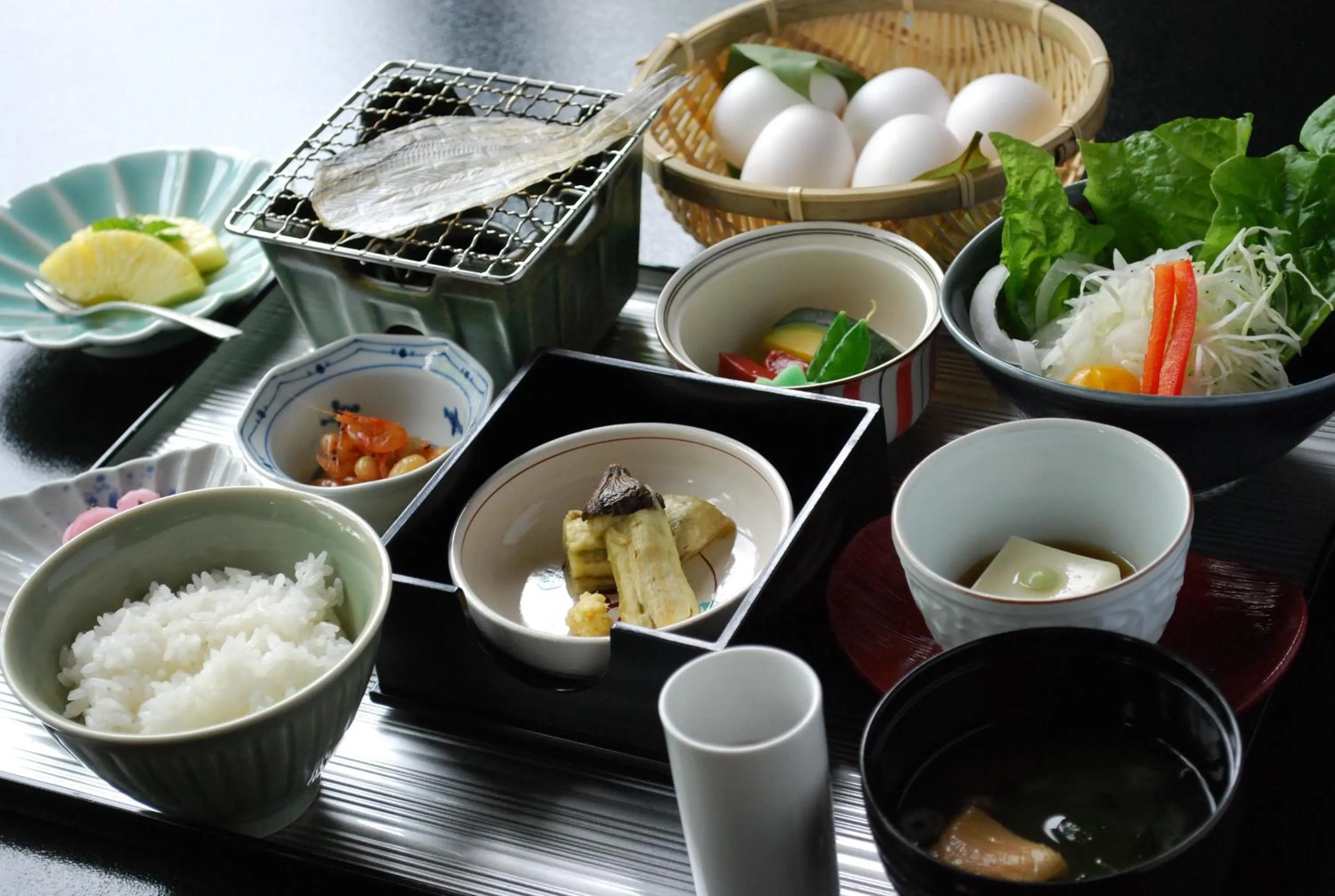 Food in Biwako Hanakaido