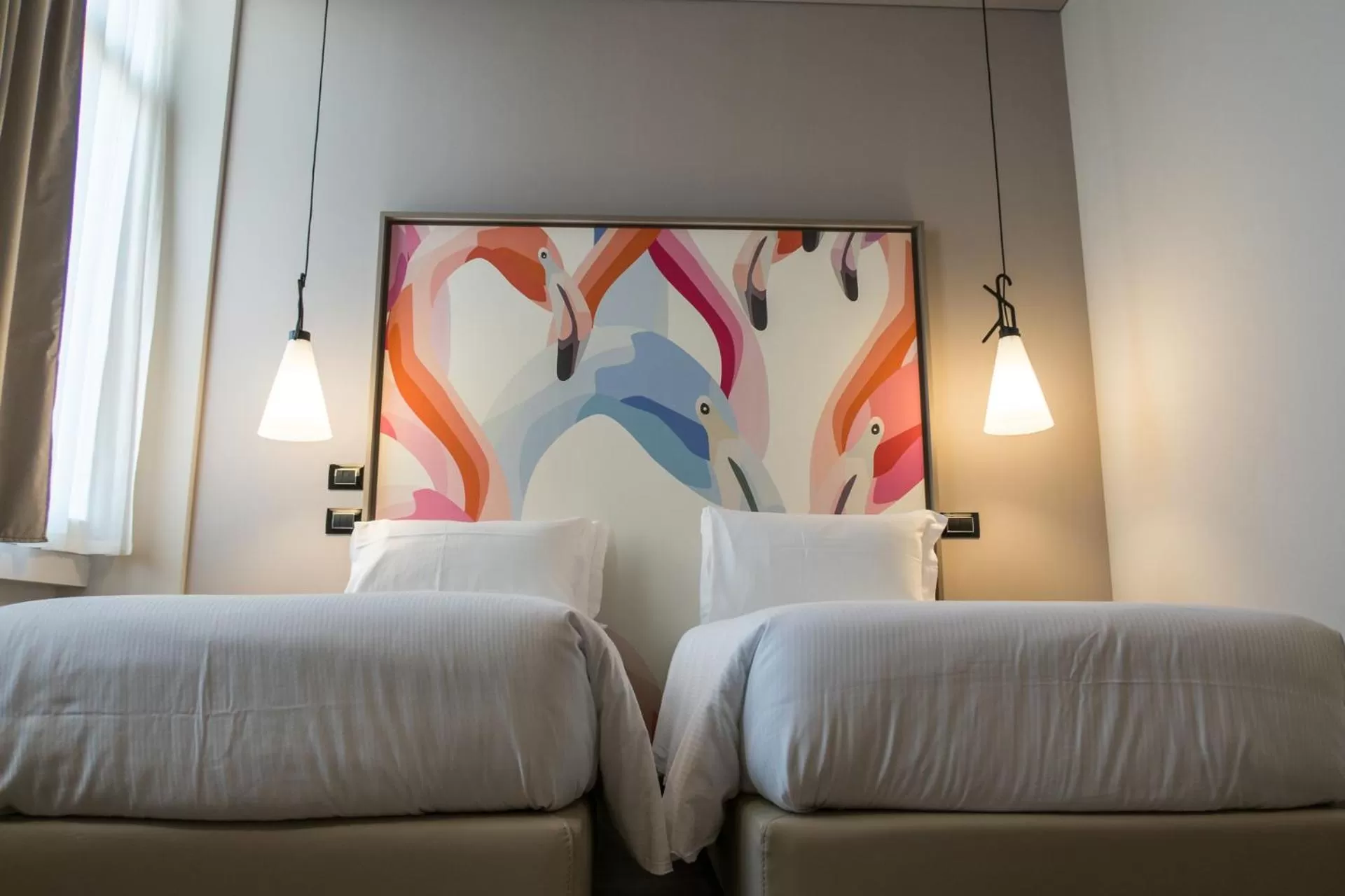 Bed in Hotel San Giovanni Roma