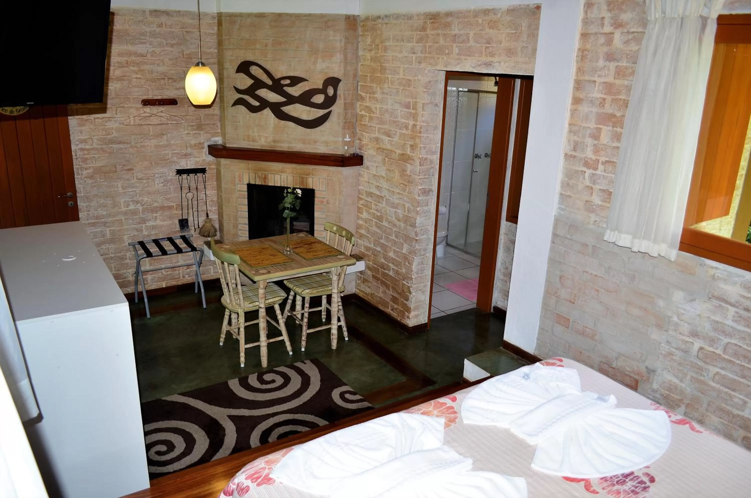 Bed in Pousada Toca Da Coruja