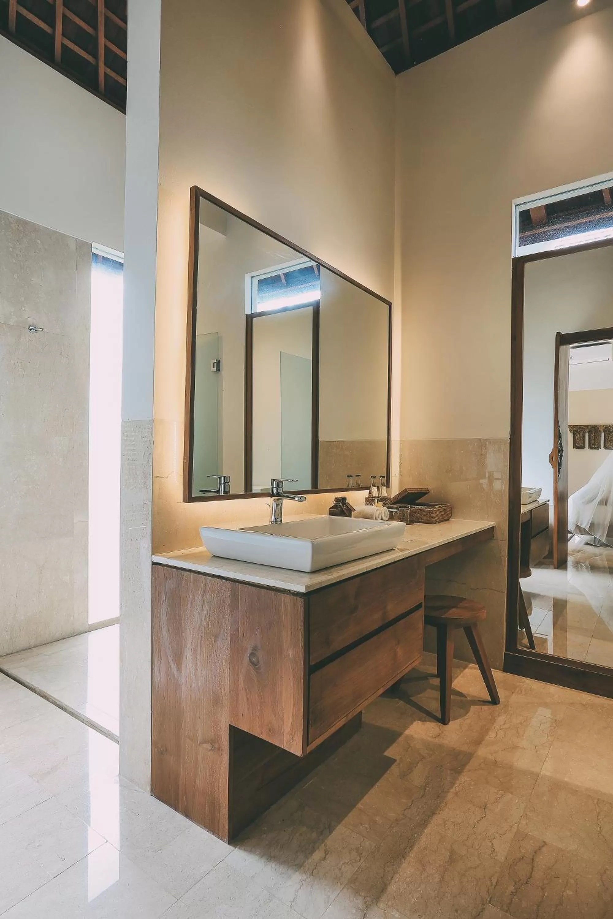 Bathroom, Bed in Puri Sebali Resort