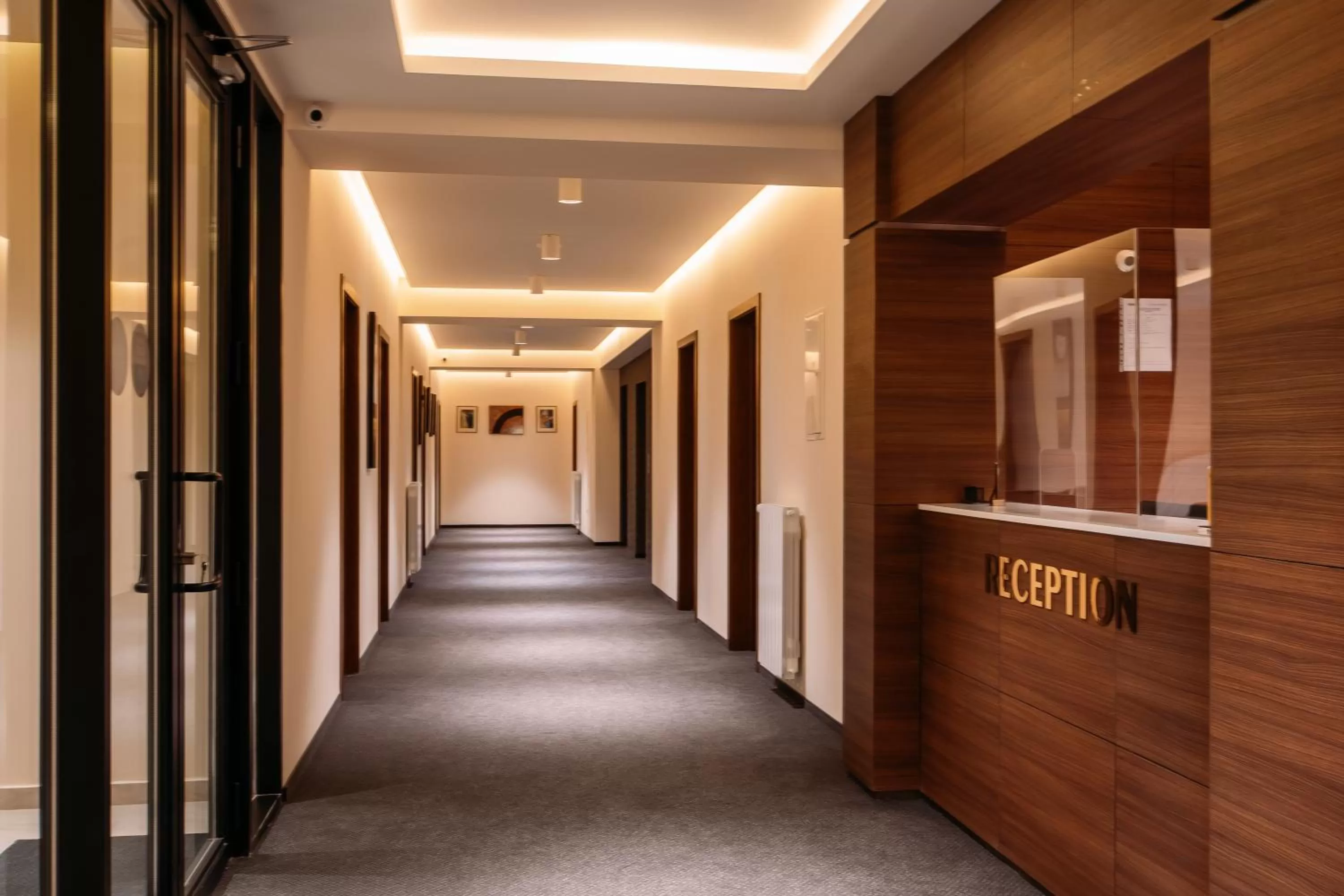 Lobby or reception in Hotel Parma