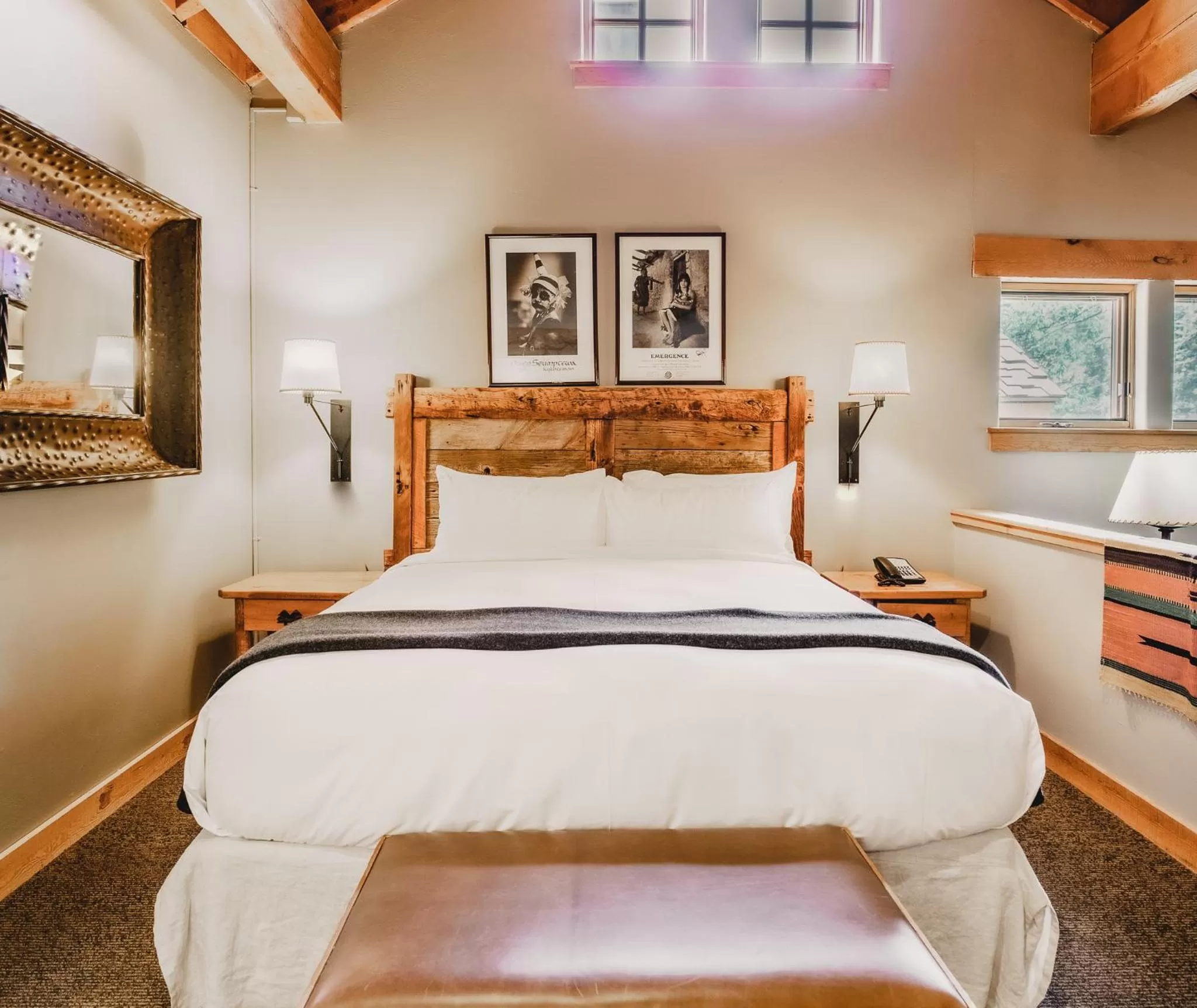 Bed in Sundance Mountain Resort