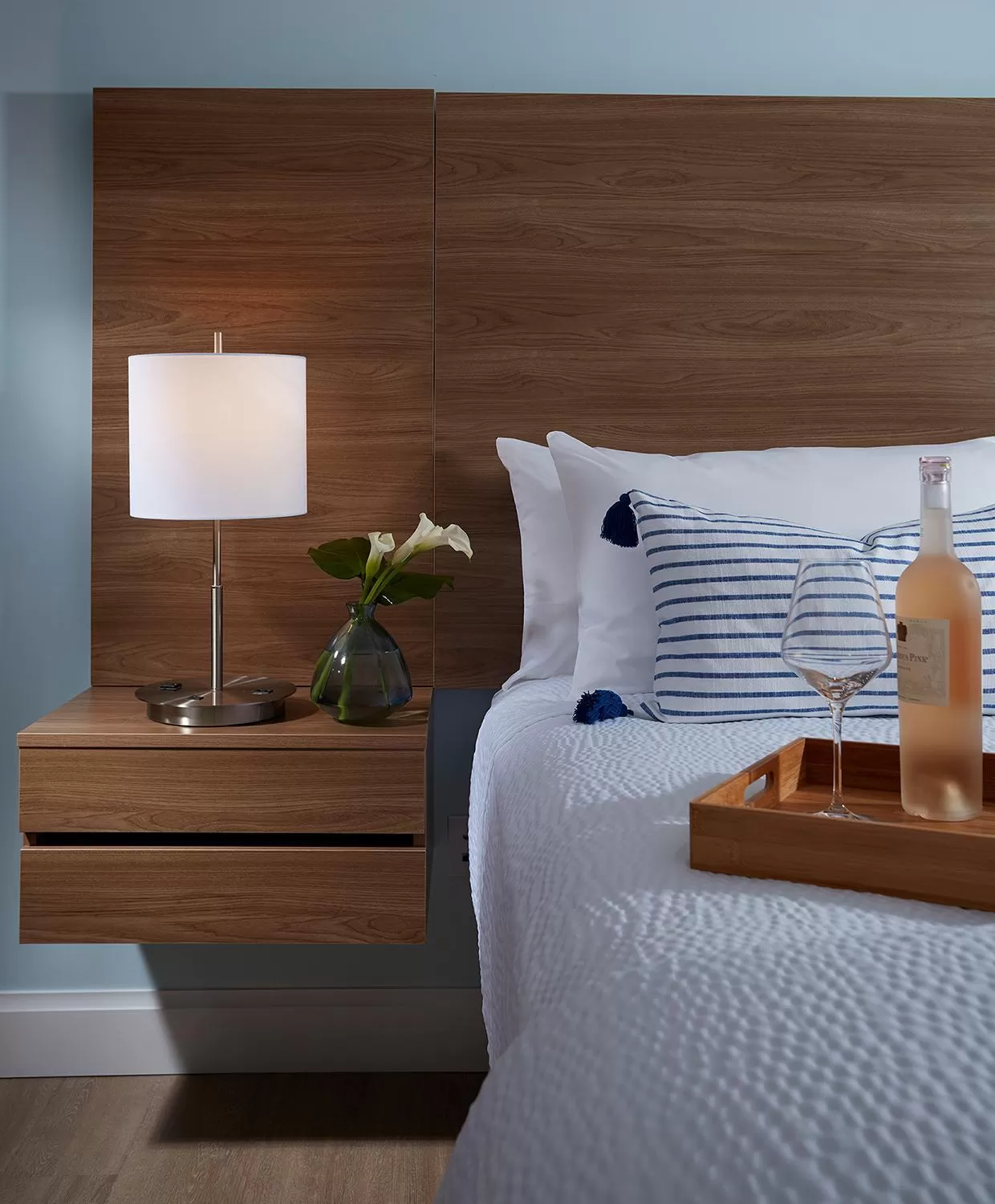 Bed in The Pointe Hotel