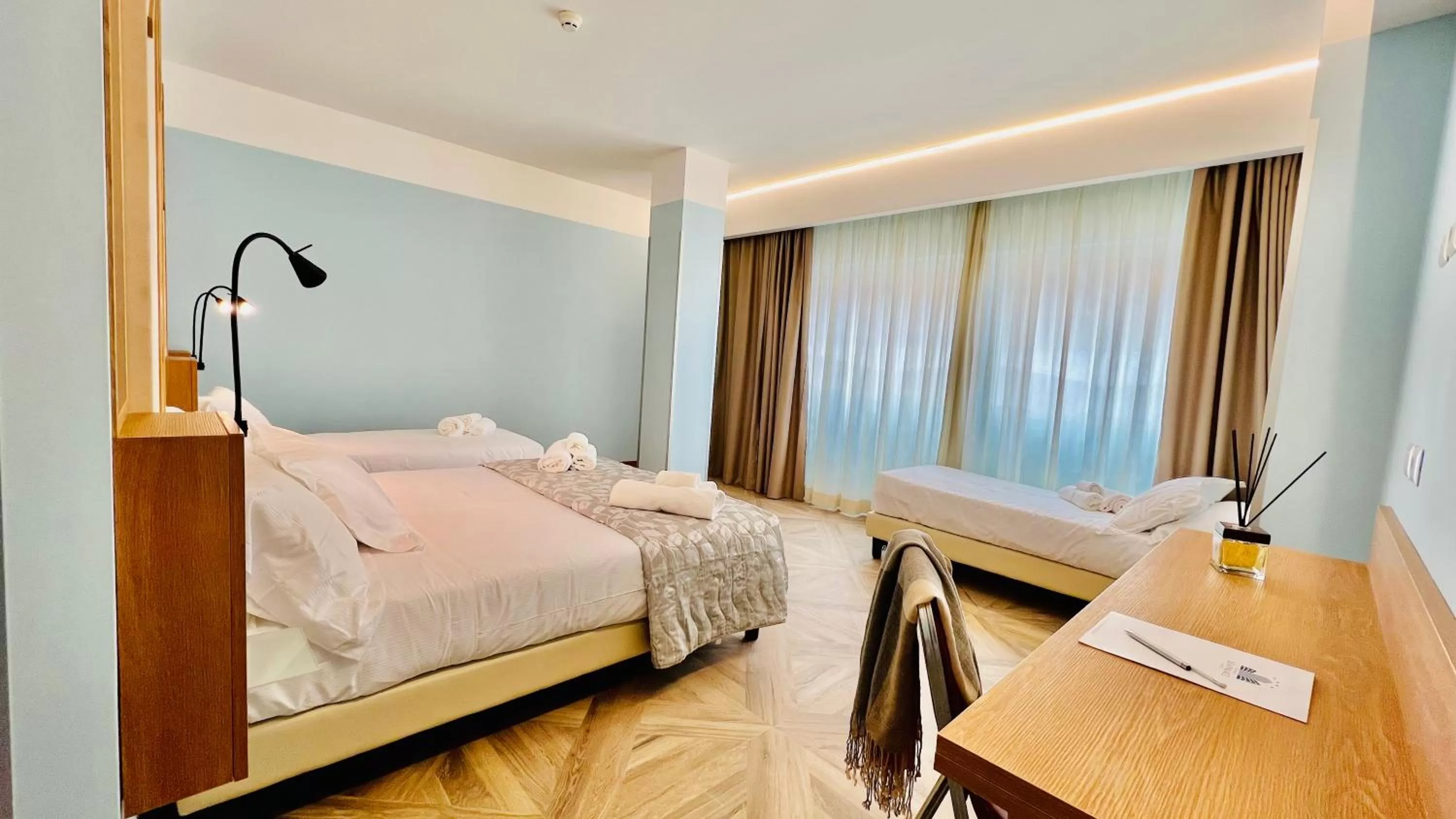 Bed in Catania Sea Palace Hotel