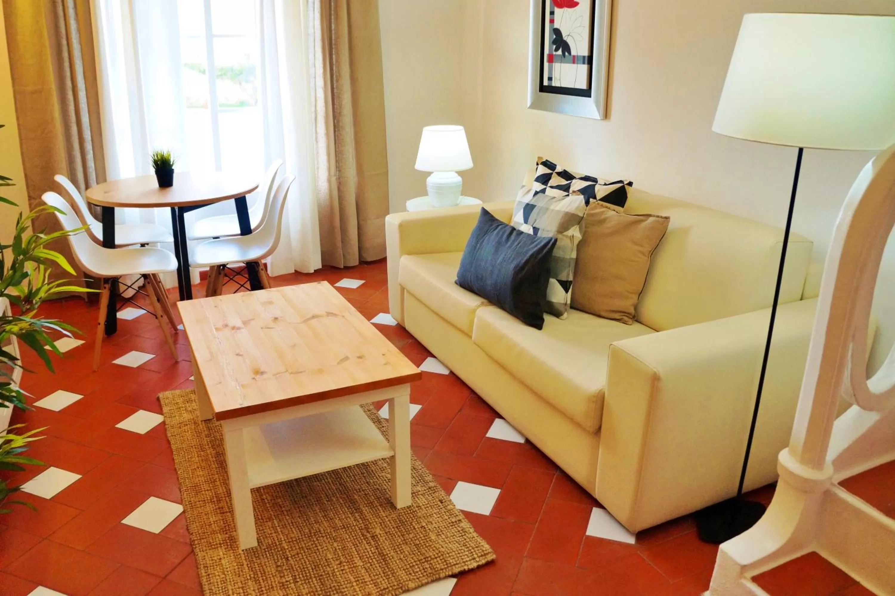 Living room in Baluarte da Vila Apartments