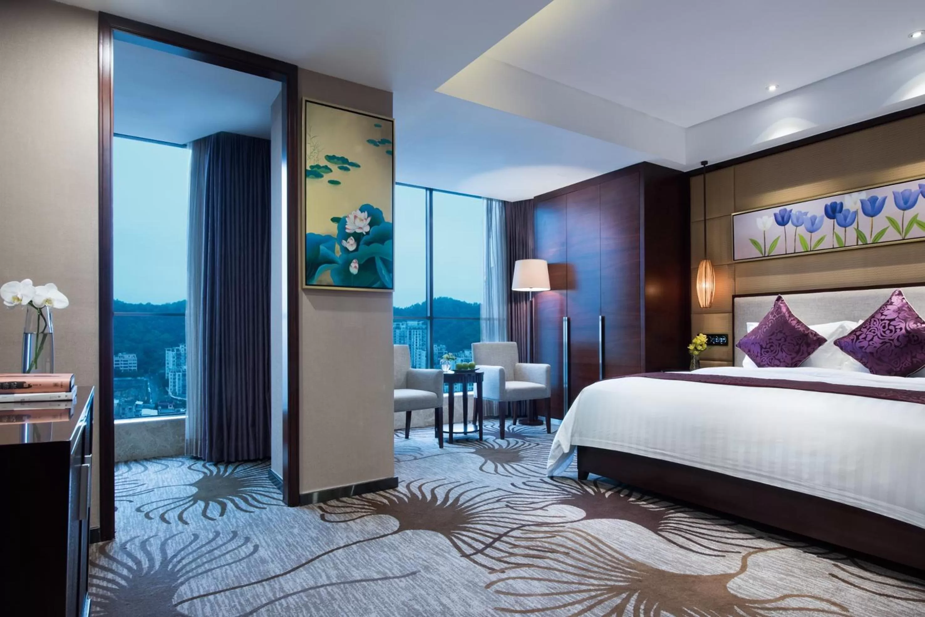 Photo of the whole room, Bed in Guangdong Hotel (Zhuhai)