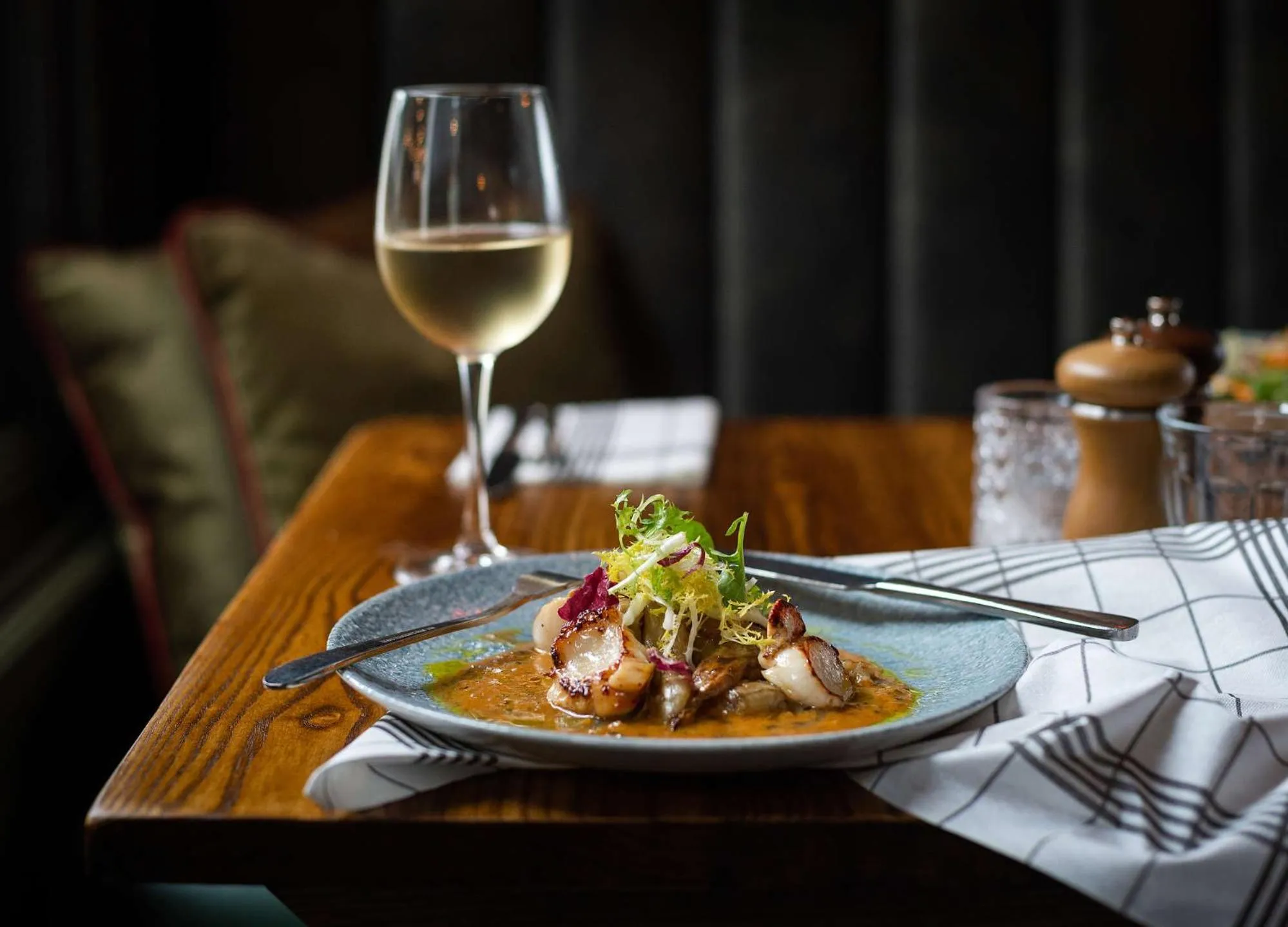 Food close-up in Dukes Head Hotel