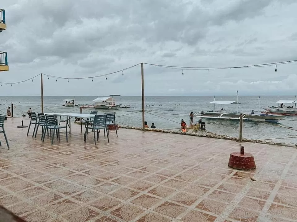 Dining area in Marina Village