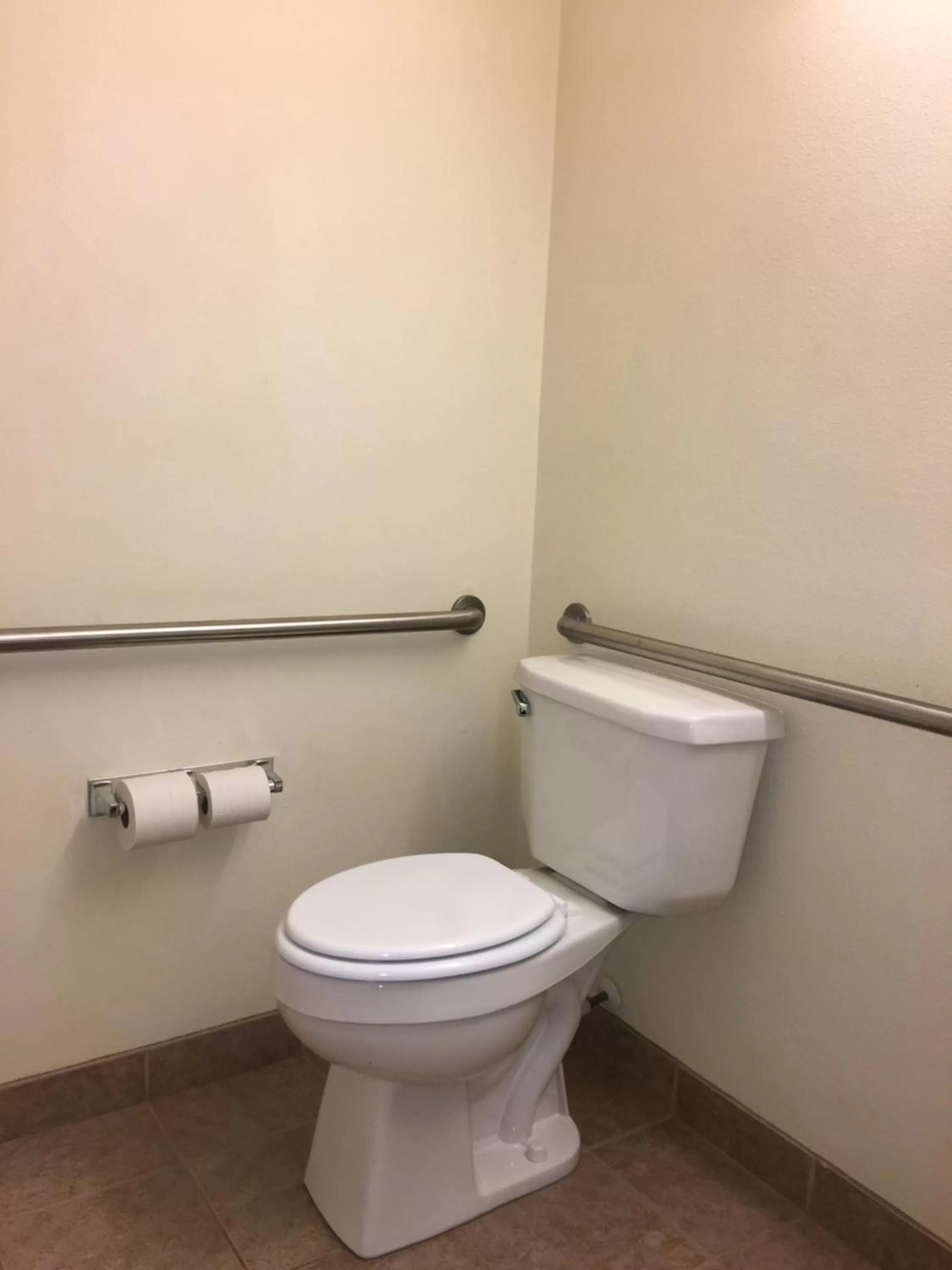 Toilet in Microtel Inn & Suites by Wyndham Indianapolis Airport