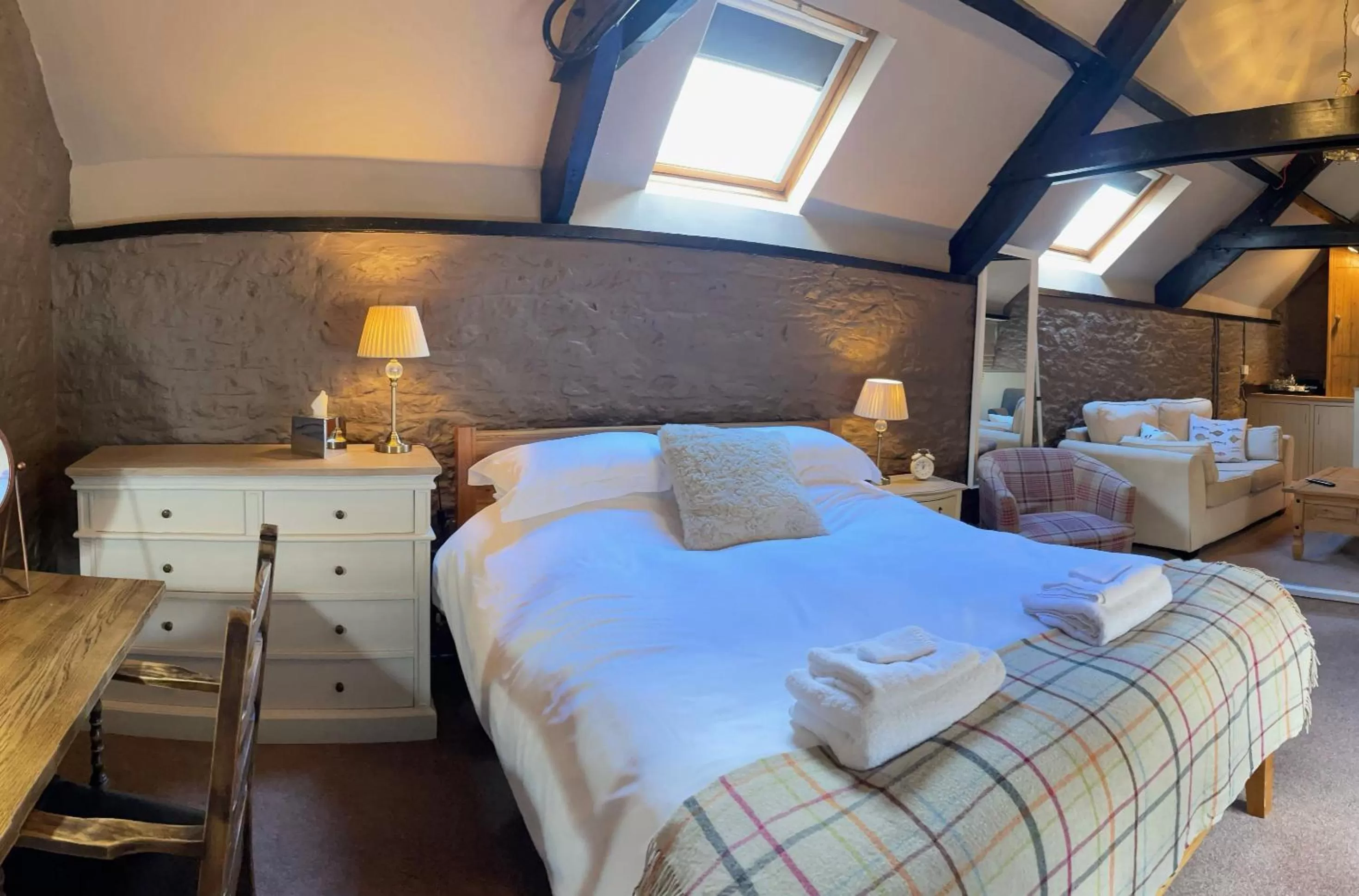 Standard Quadruple Room - single occupancy in The Plume of Feathers