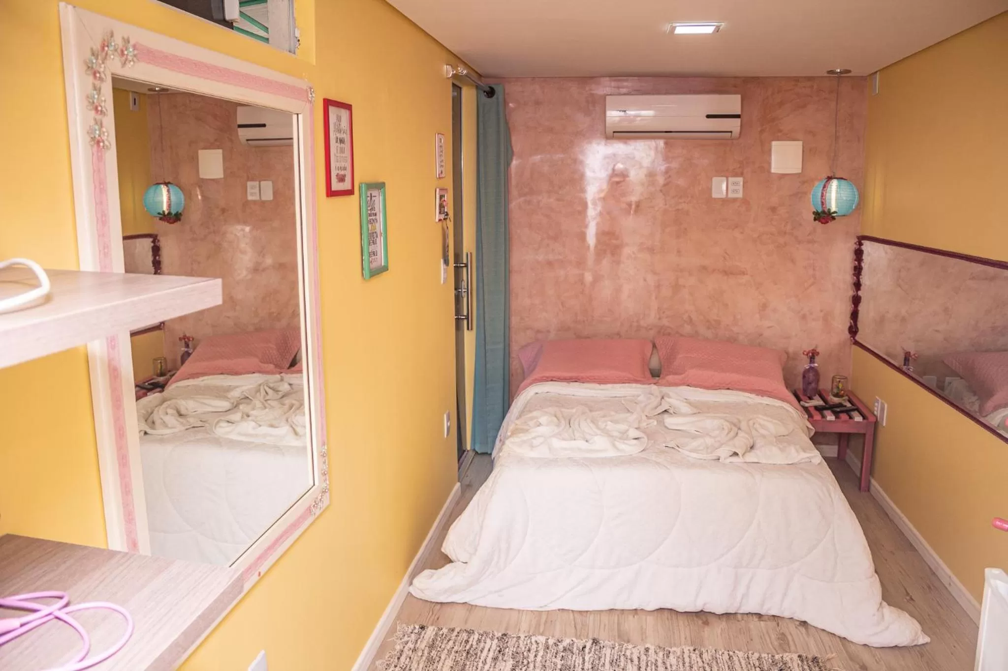 Bed in Pousada OceAnas Frente Mar Estaleiro