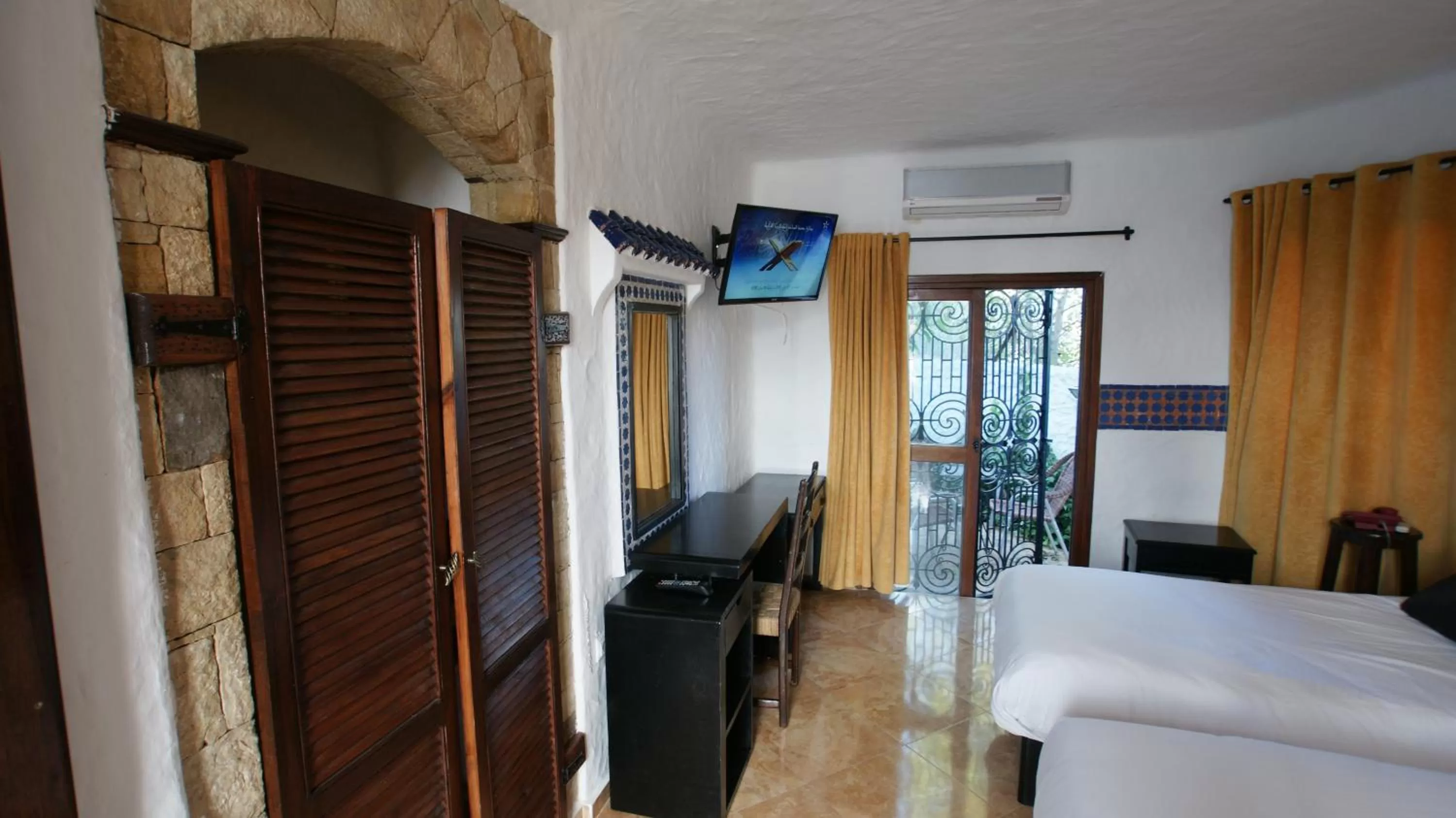 Bed in Hotel Hacienda