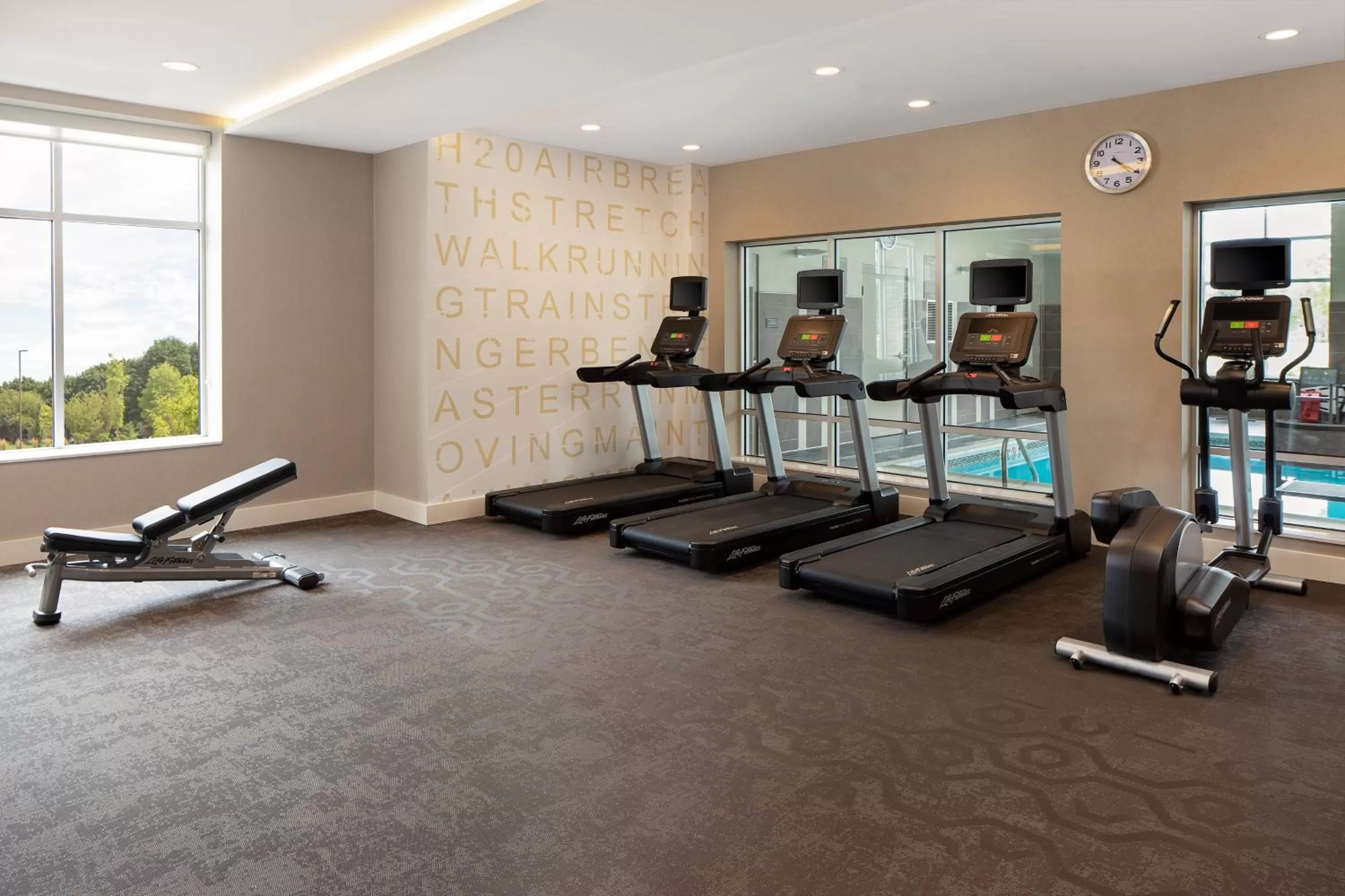 Fitness centre/facilities in Residence Inn by Marriott Detroit Farmington Hills