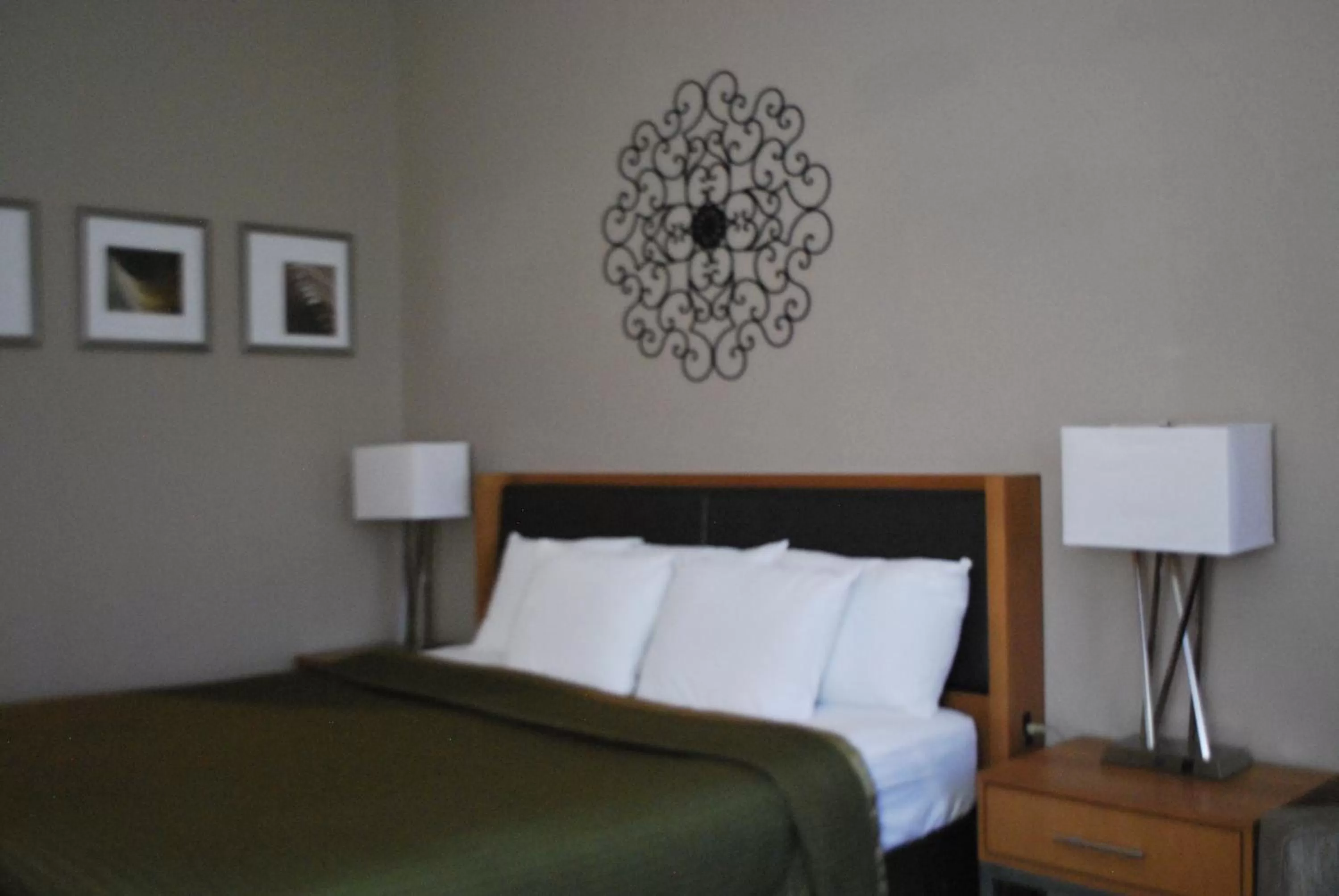 Bed in The Soluna Hotel