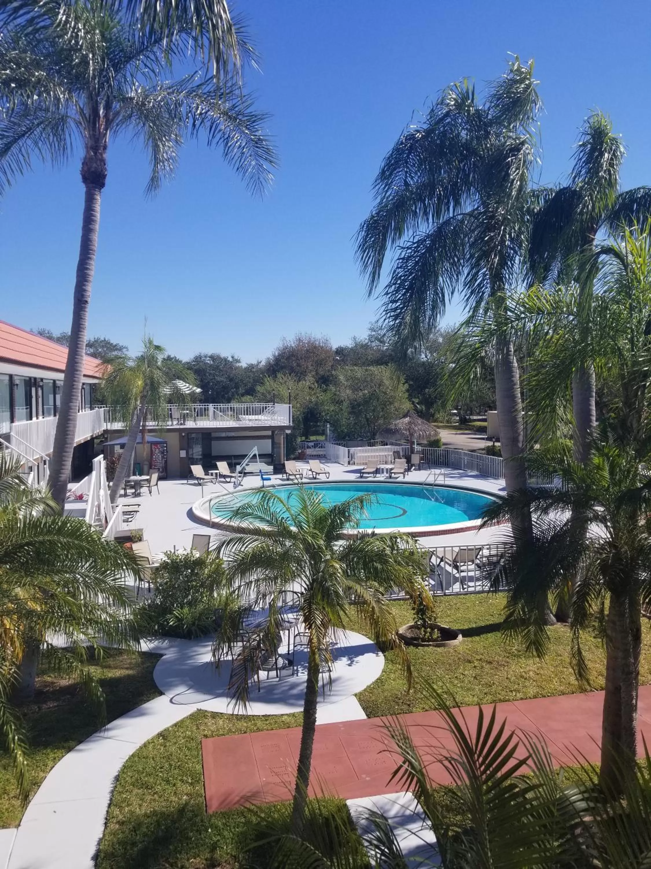 Pool view in Days Inn by Wyndham Clearwater/Central