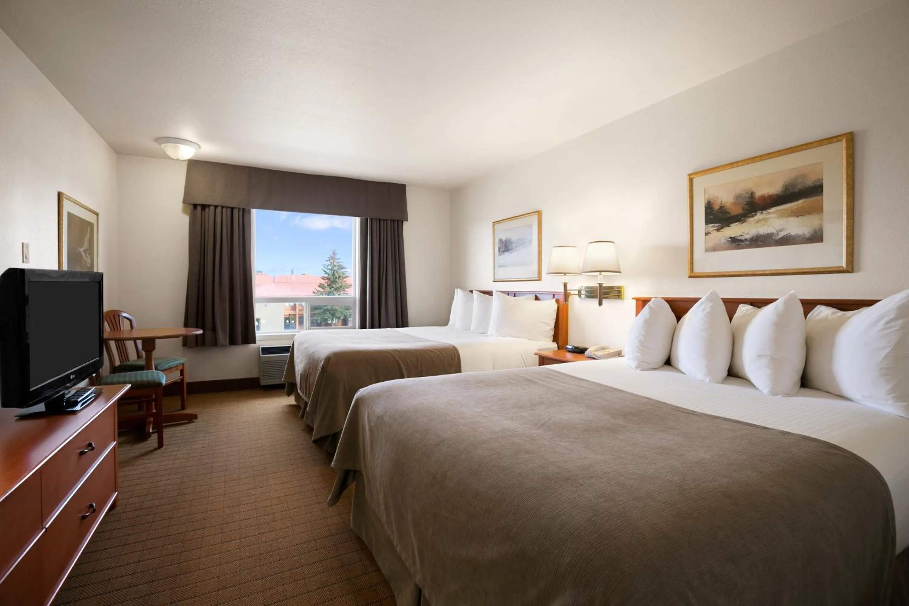 Bed in Super 8 by Wyndham Slave Lake AB