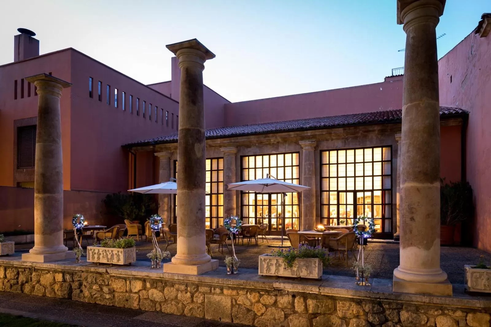 Natural landscape in Parador de Tordesillas