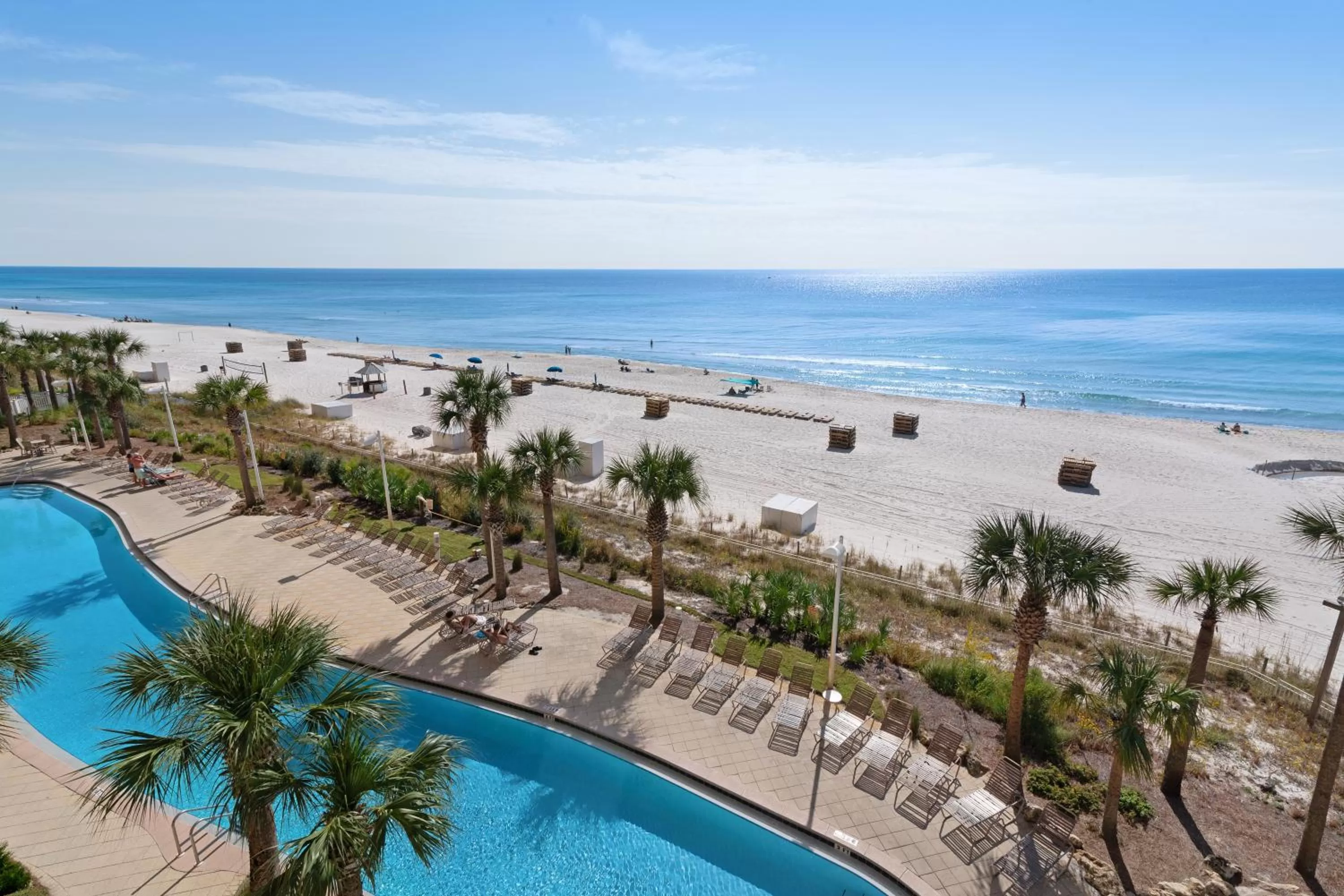 Pool View in Calypso Resort