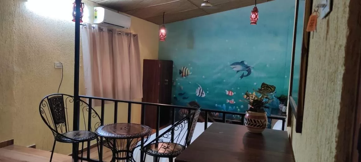 Seating area in Saveda Farm & Cottages