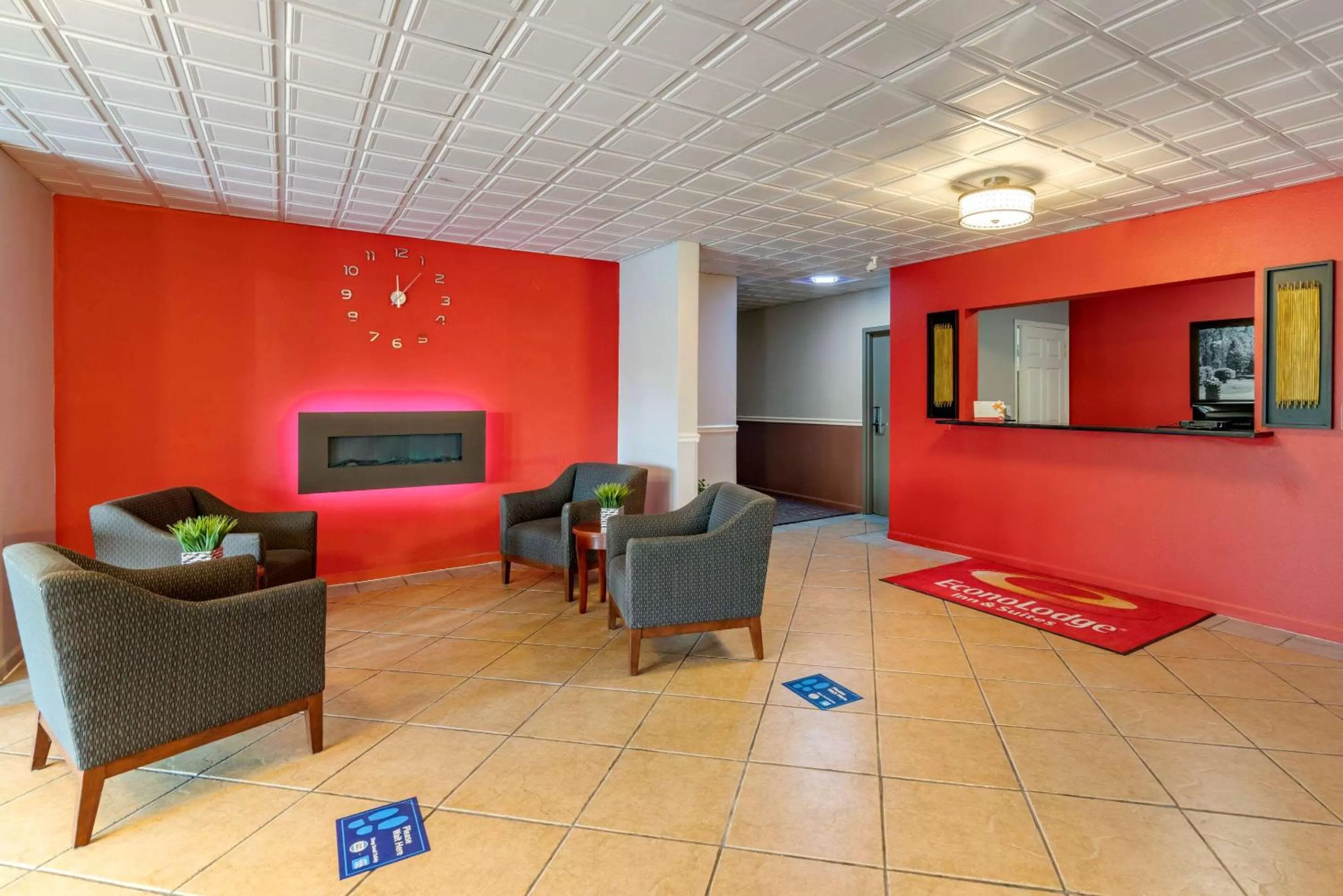 Lobby or reception in Econo Lodge Inn & Suites Granite City - St Louis