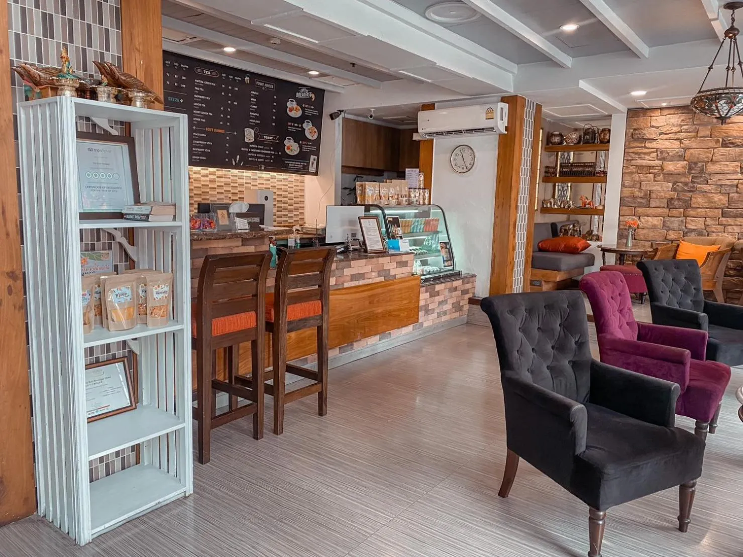 Seating area in The Siam Heritage Hotel