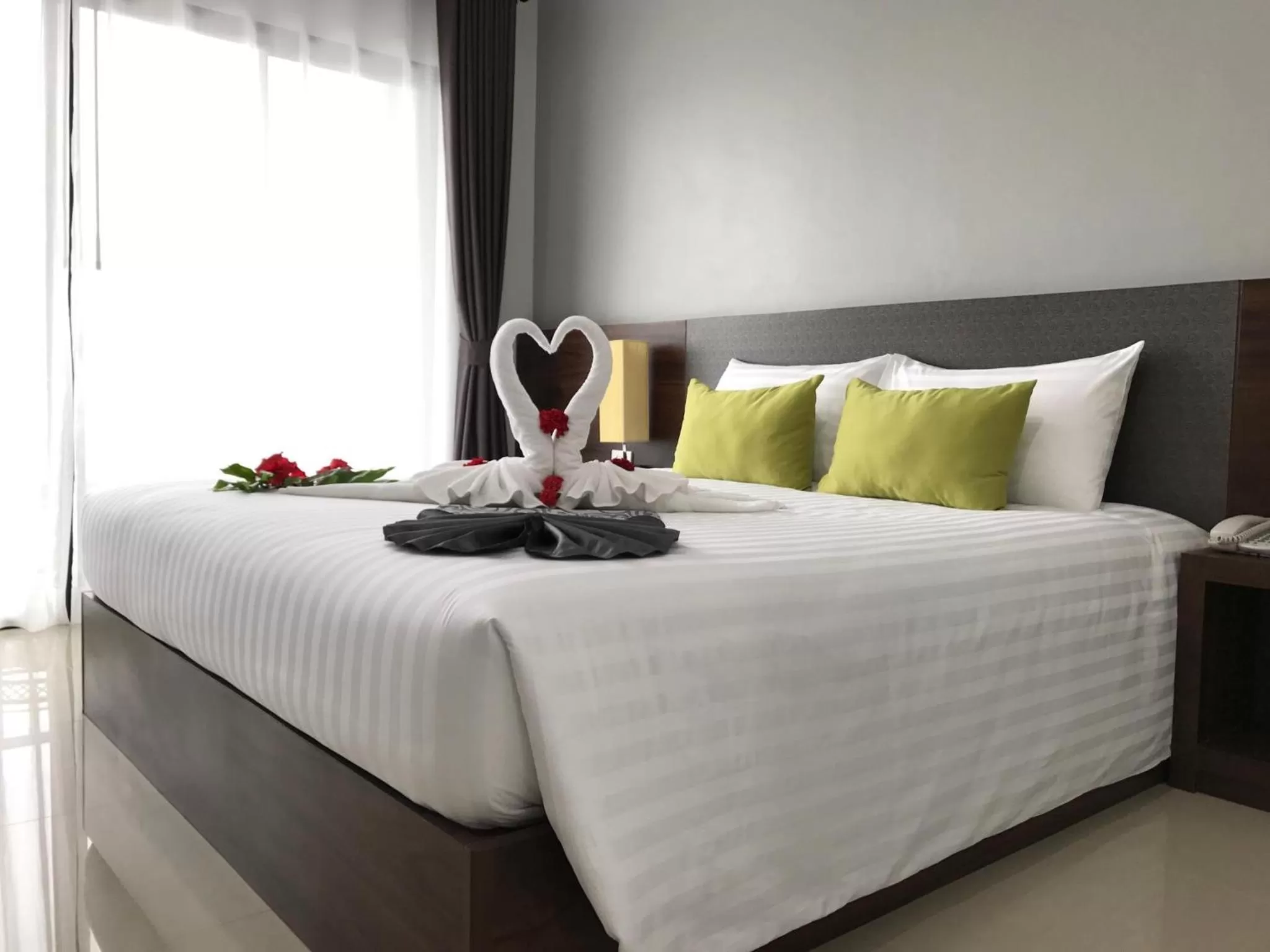 Bed in Aonang Sea Valley Resort