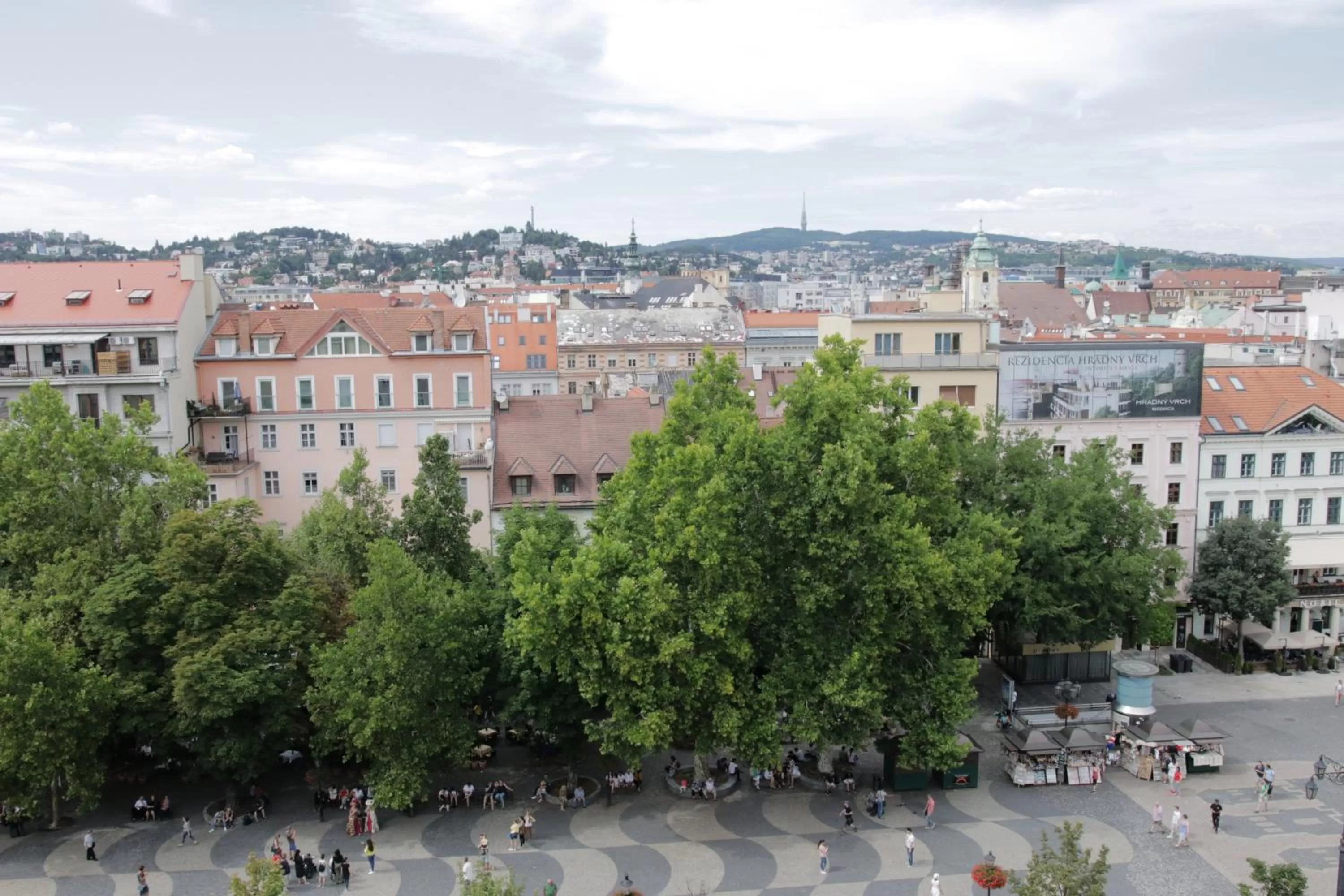 City view in Radisson Blu Carlton Hotel, Bratislava