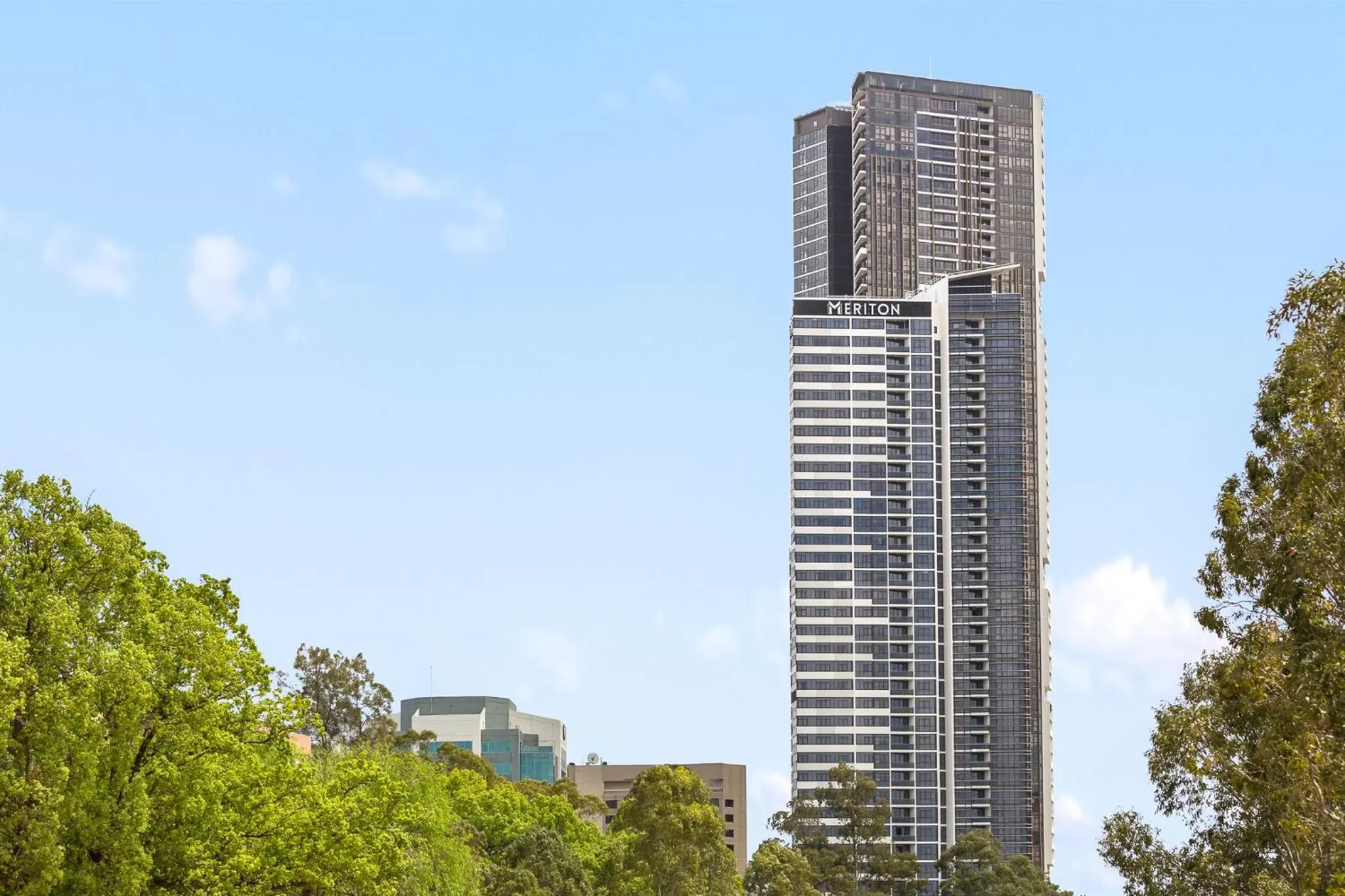 Property building in Meriton Suites Church Street, Parramatta