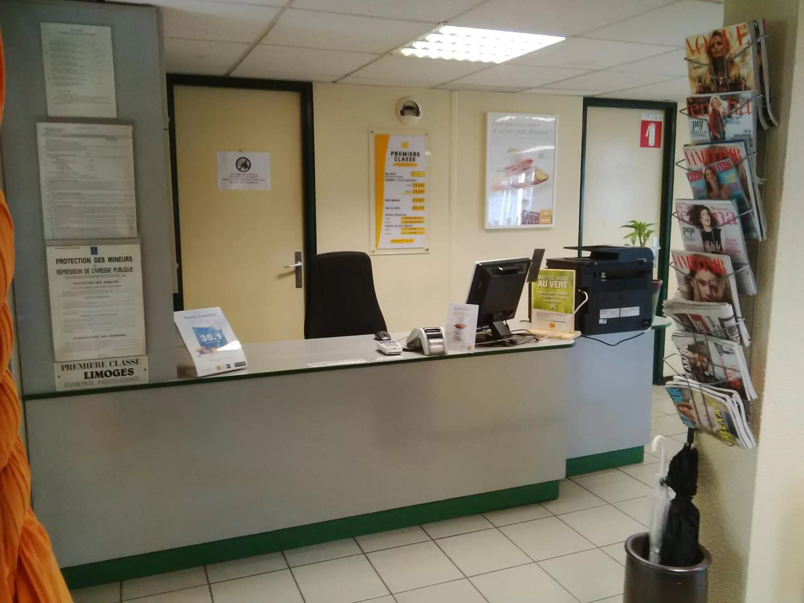 Lobby or reception in Premiere Classe Limoges Nord