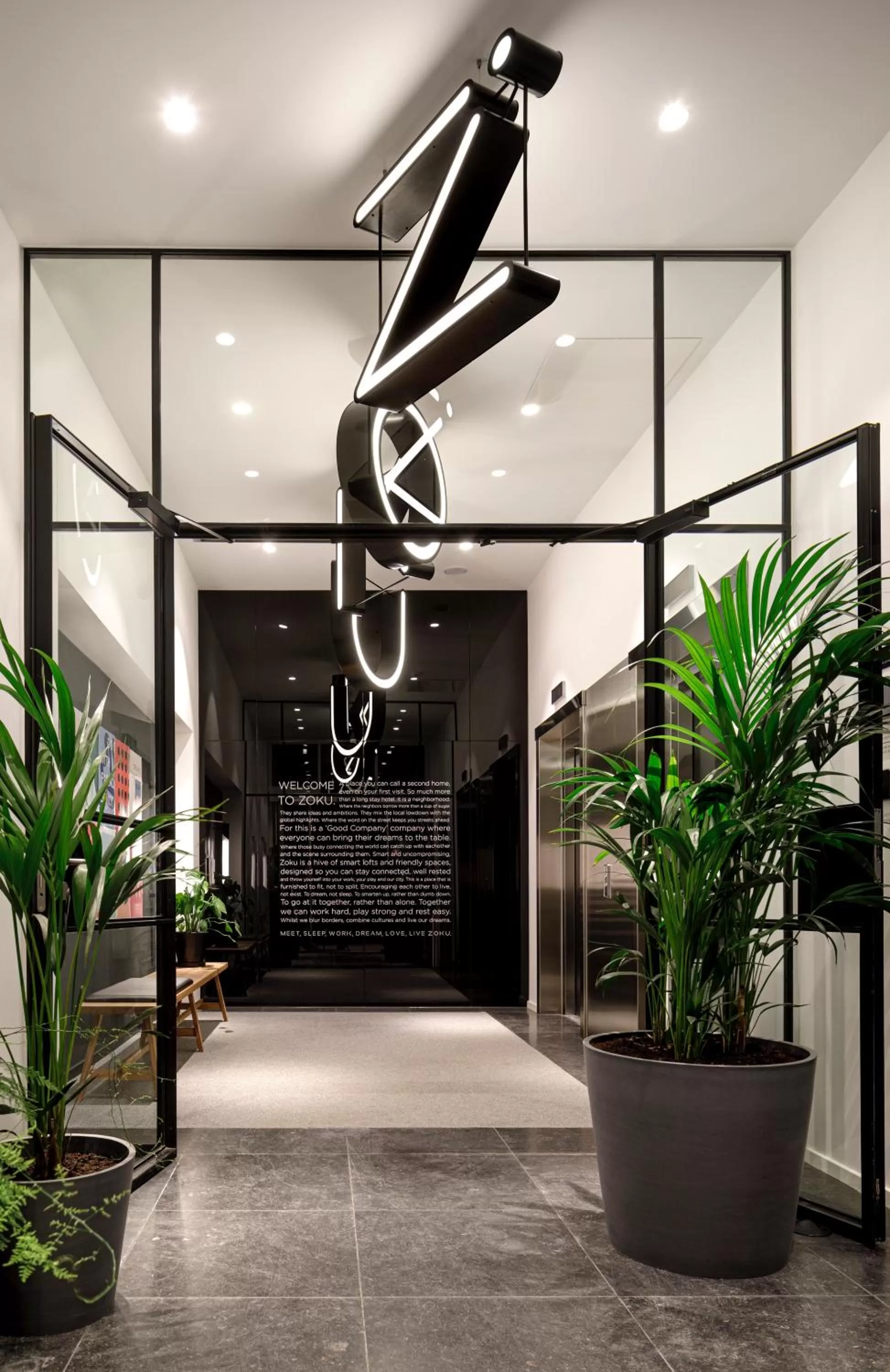 Facade/entrance in Zoku Copenhagen