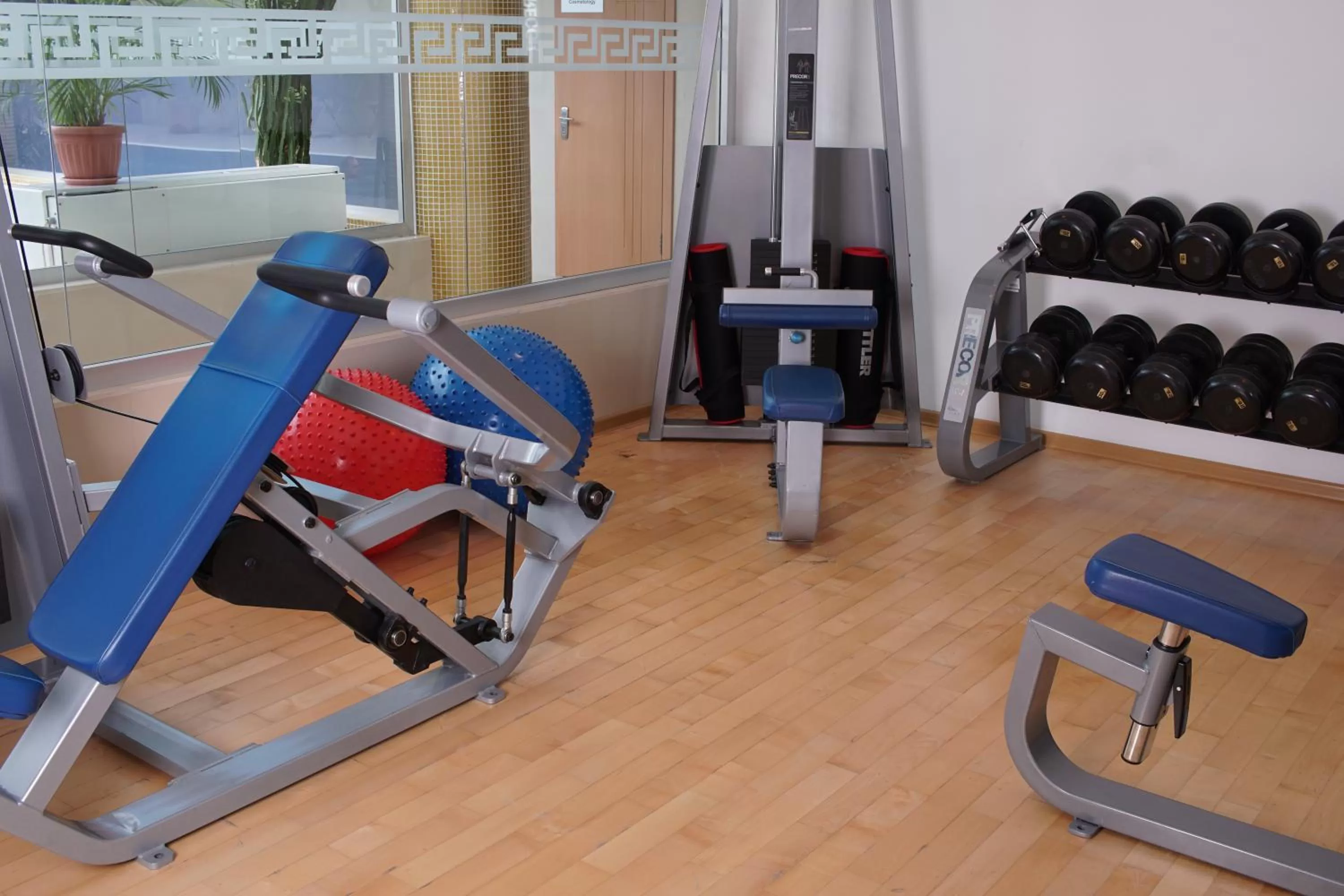 Fitness centre/facilities in The Dostyk Hotel