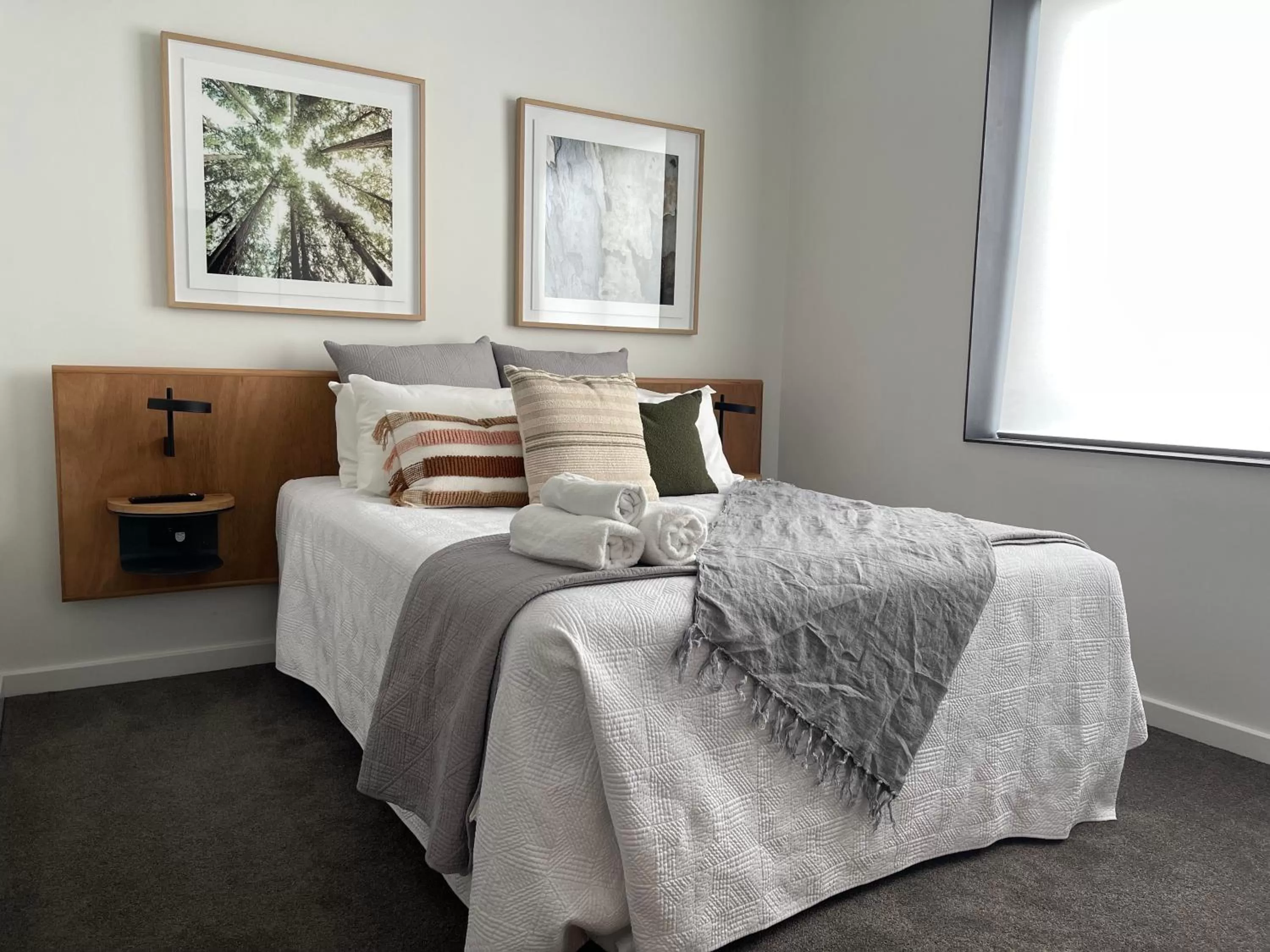 Bed in The Royal Daylesford Hotel