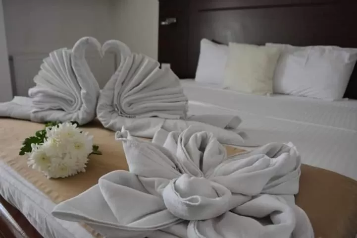 Bed in Arabella Hotel