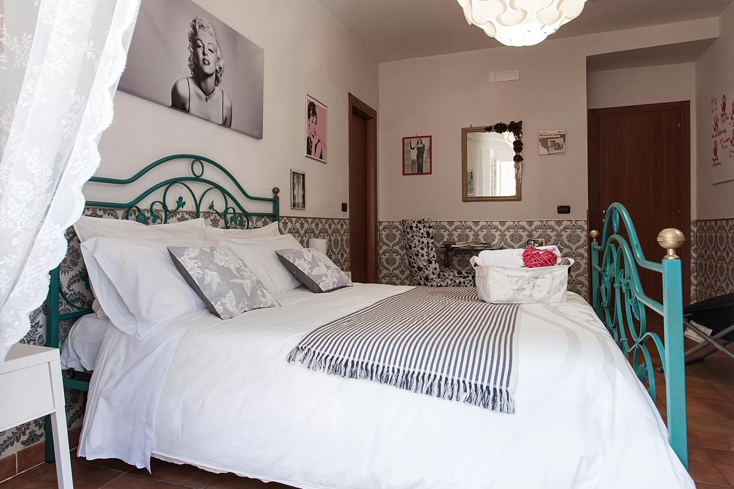 Decorative detail, Bed in Hotel Cineholiday