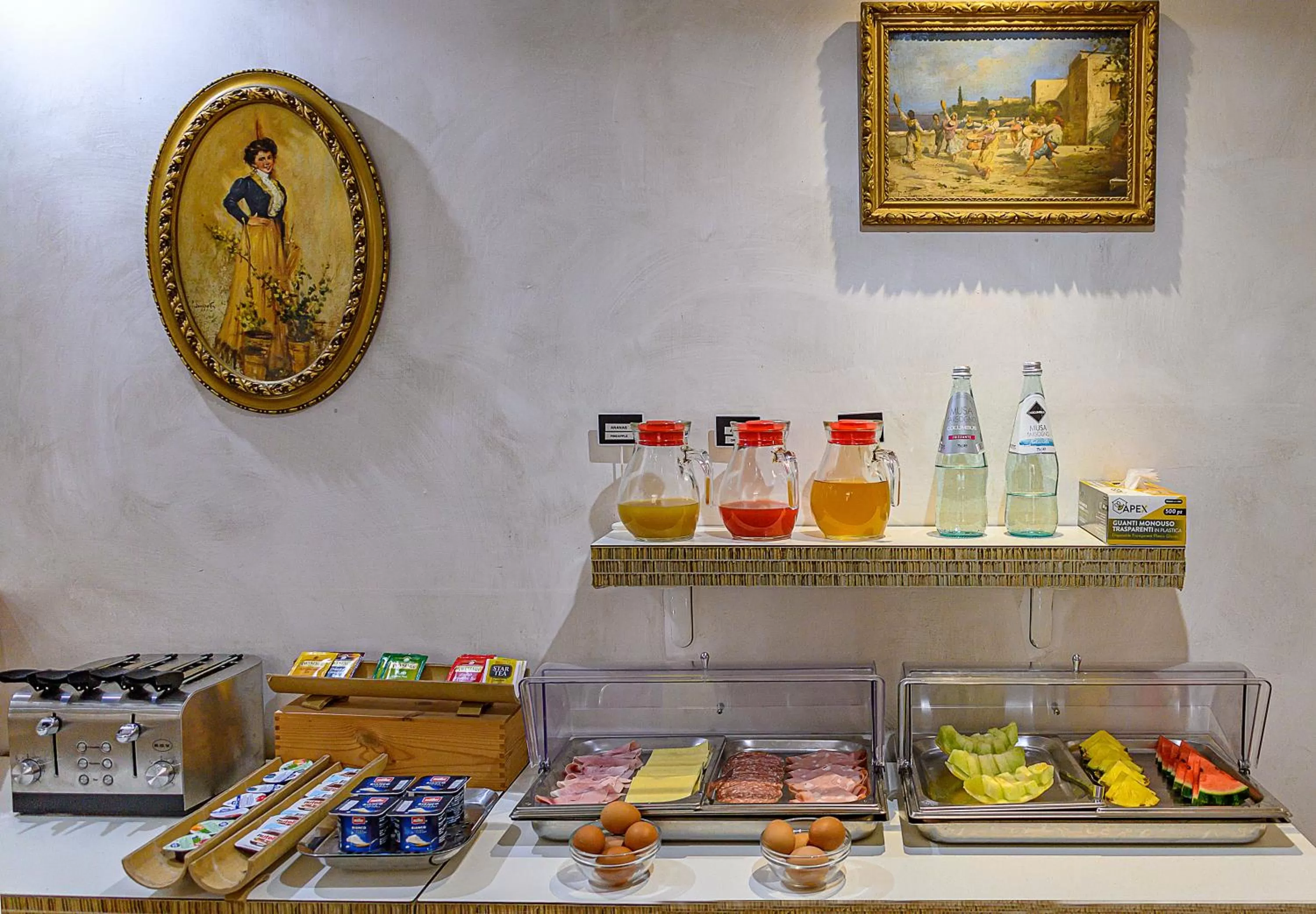 Food and drinks in B&B Relais Inn Lucca