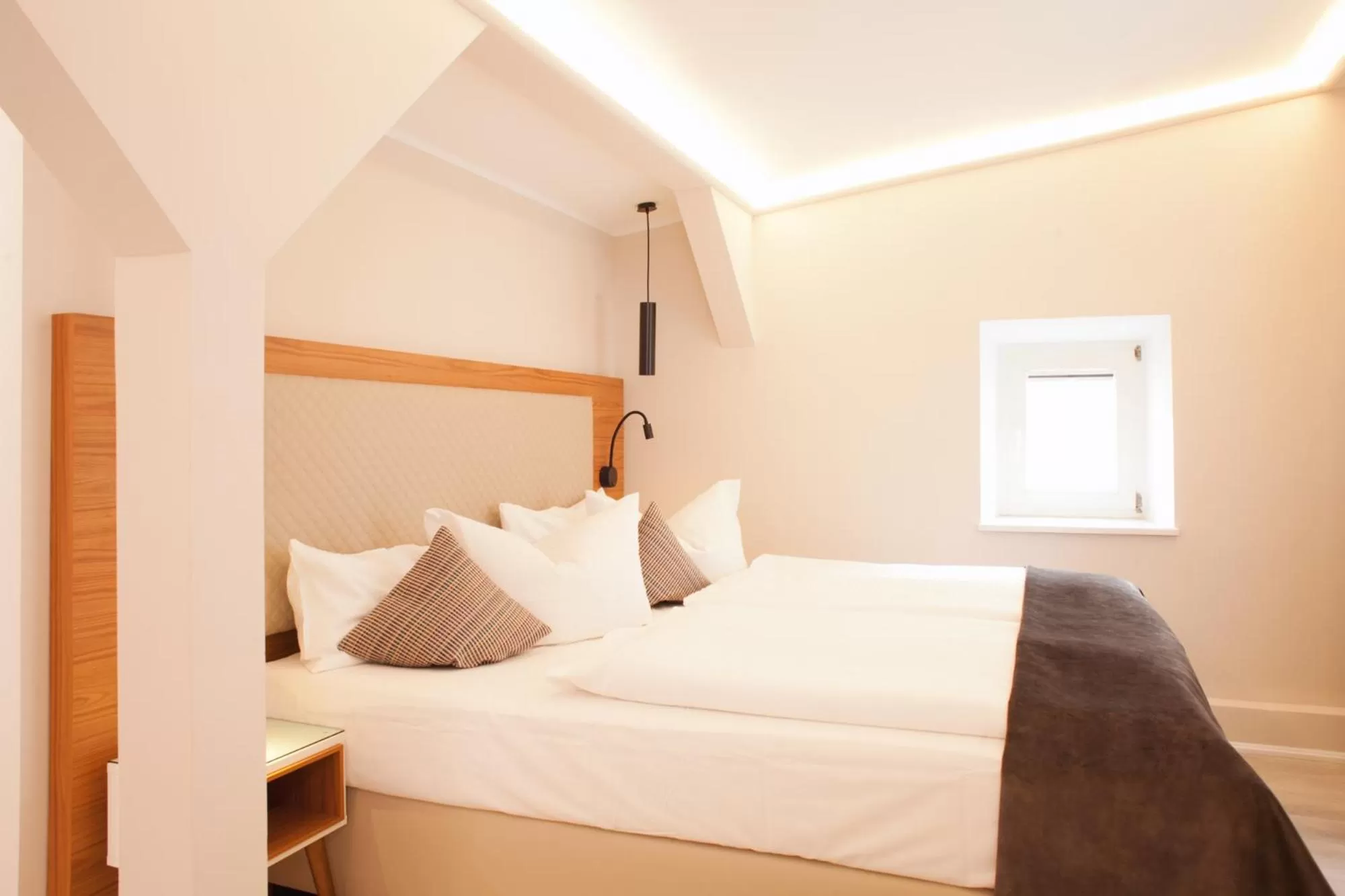 Bed in Hotel Schweriner Hof