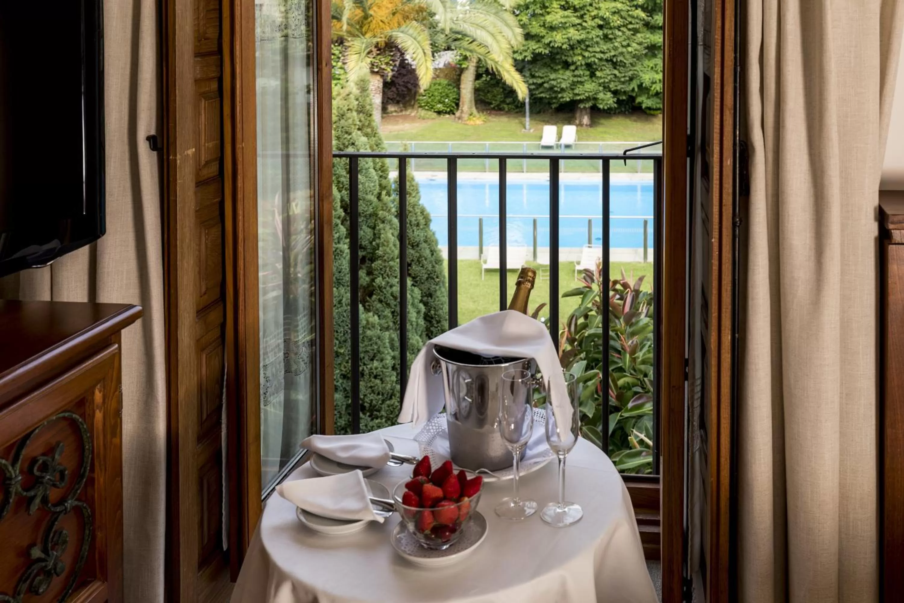 Food and drinks in Parador de Cambados