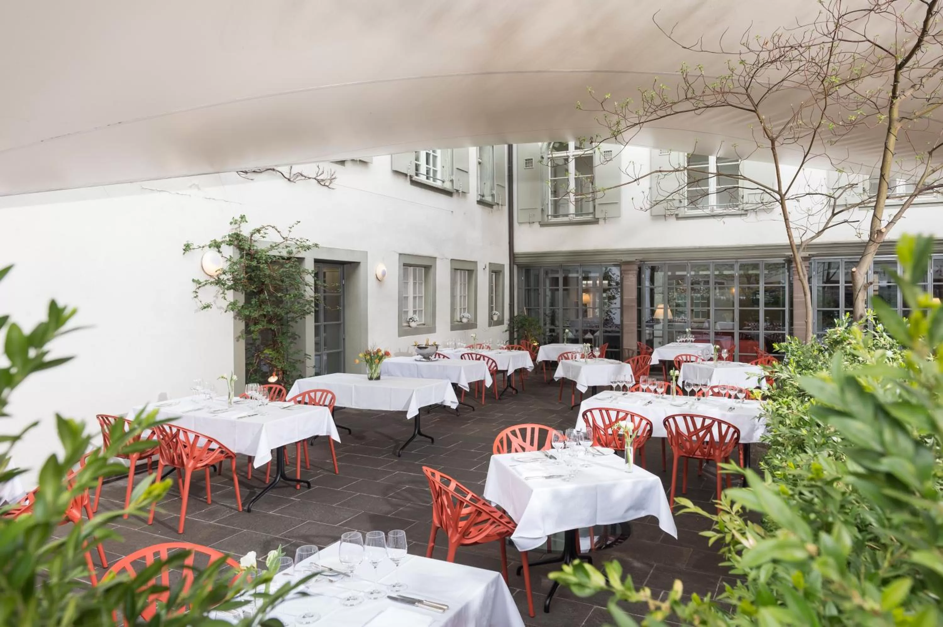 Patio in Gast - und Kulturhaus Der Teufelhof Basel