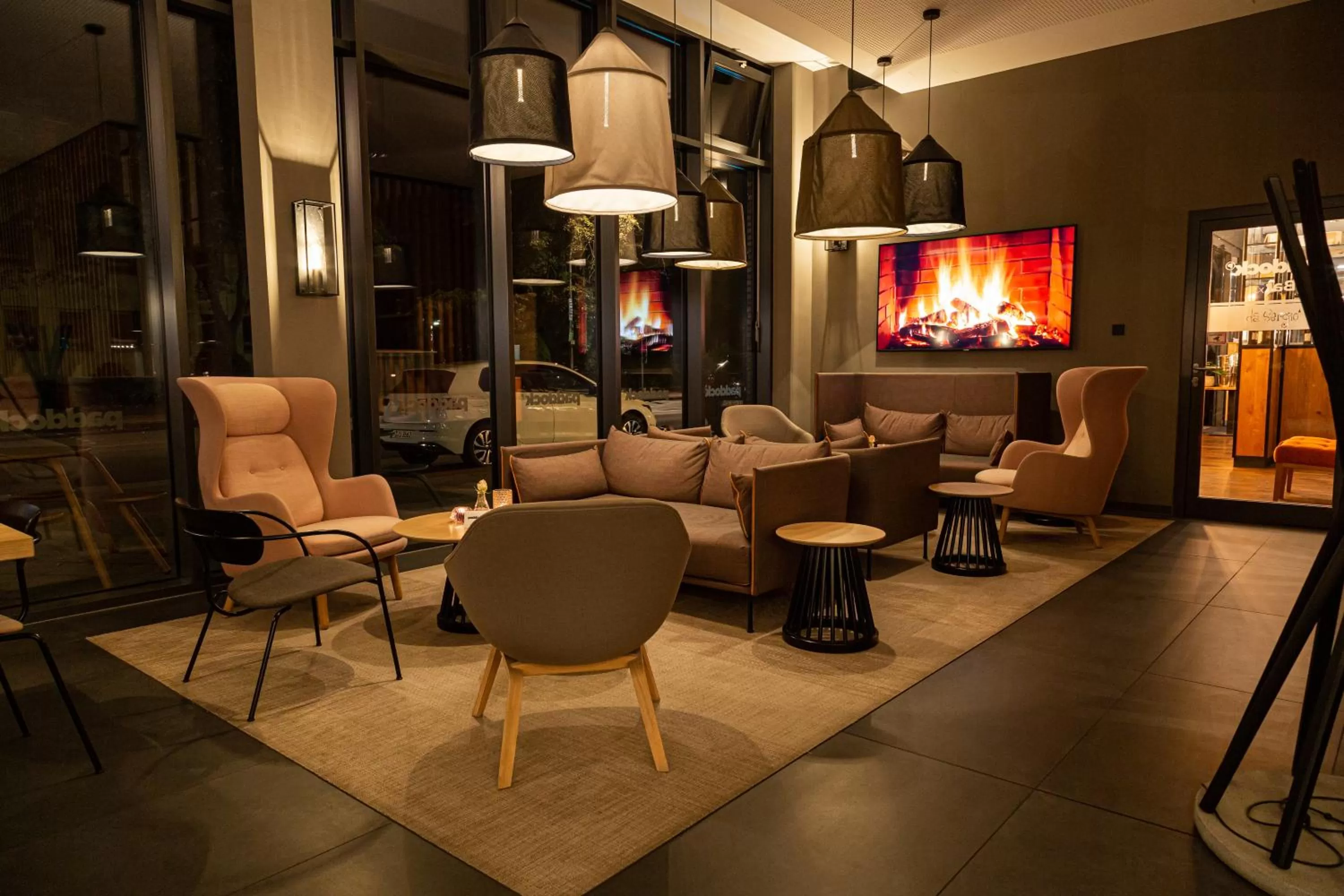 Seating area in ibis Styles Vechta