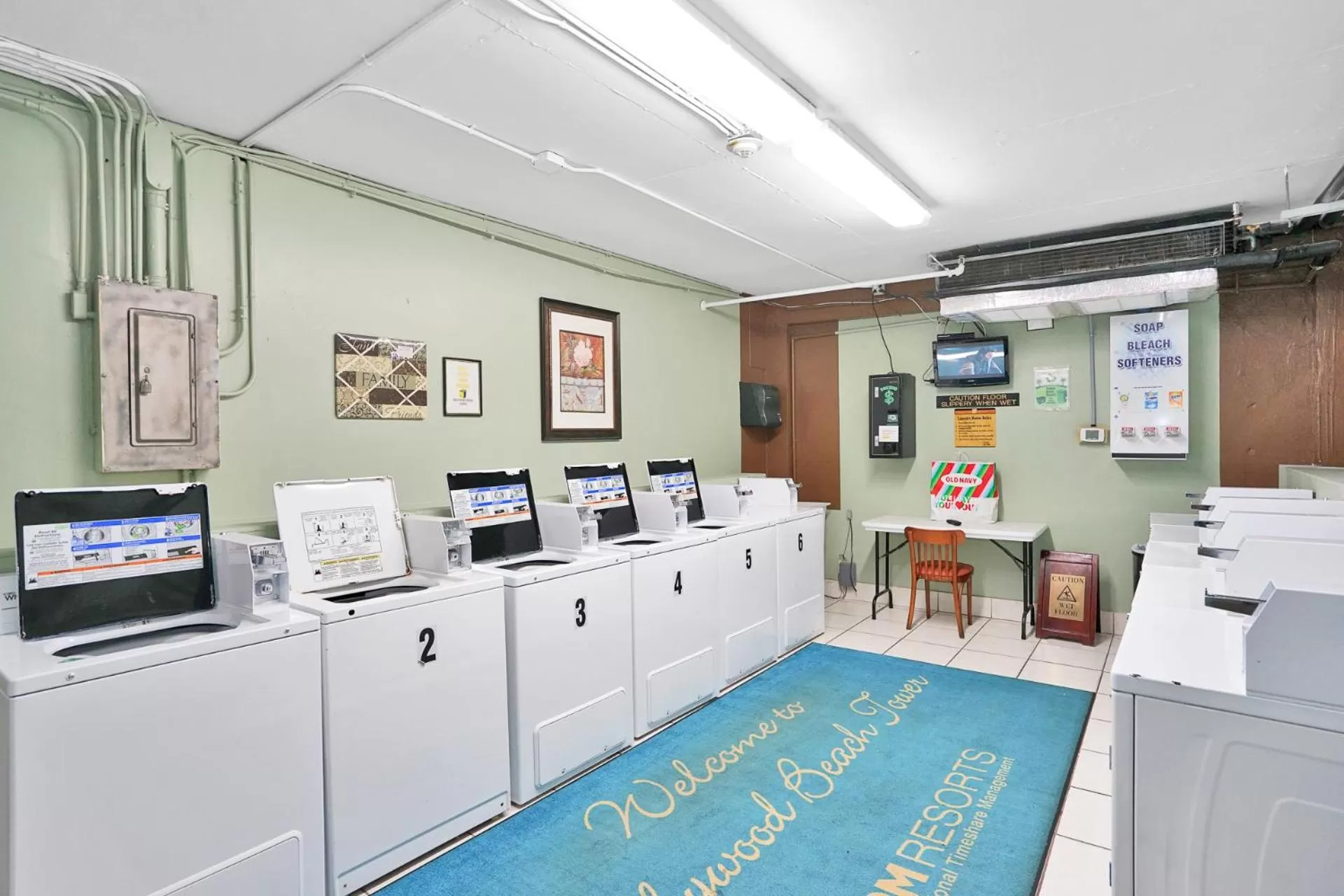 laundry in Hollywood Beach Tower