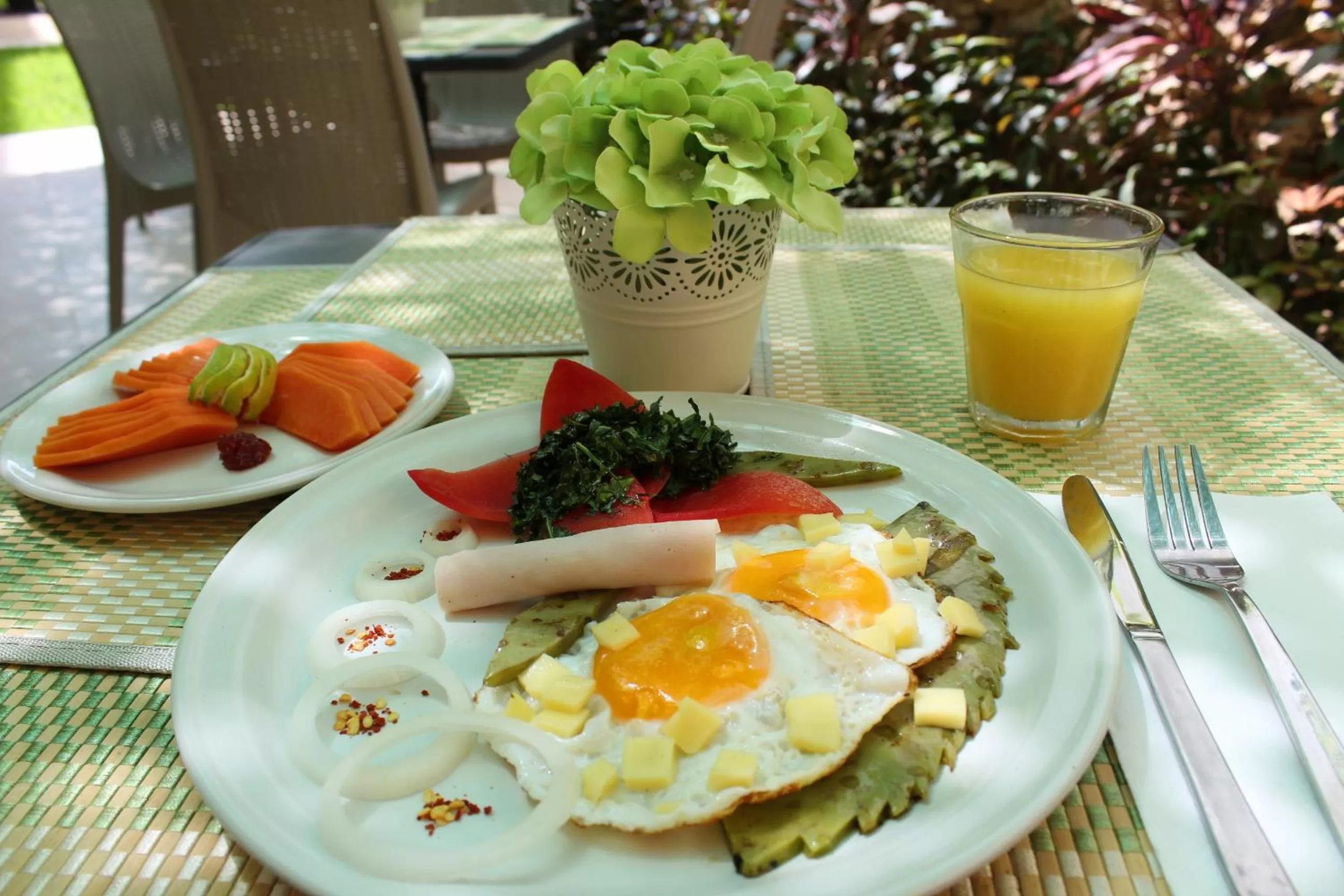 Breakfast in Hotel Zar Merida