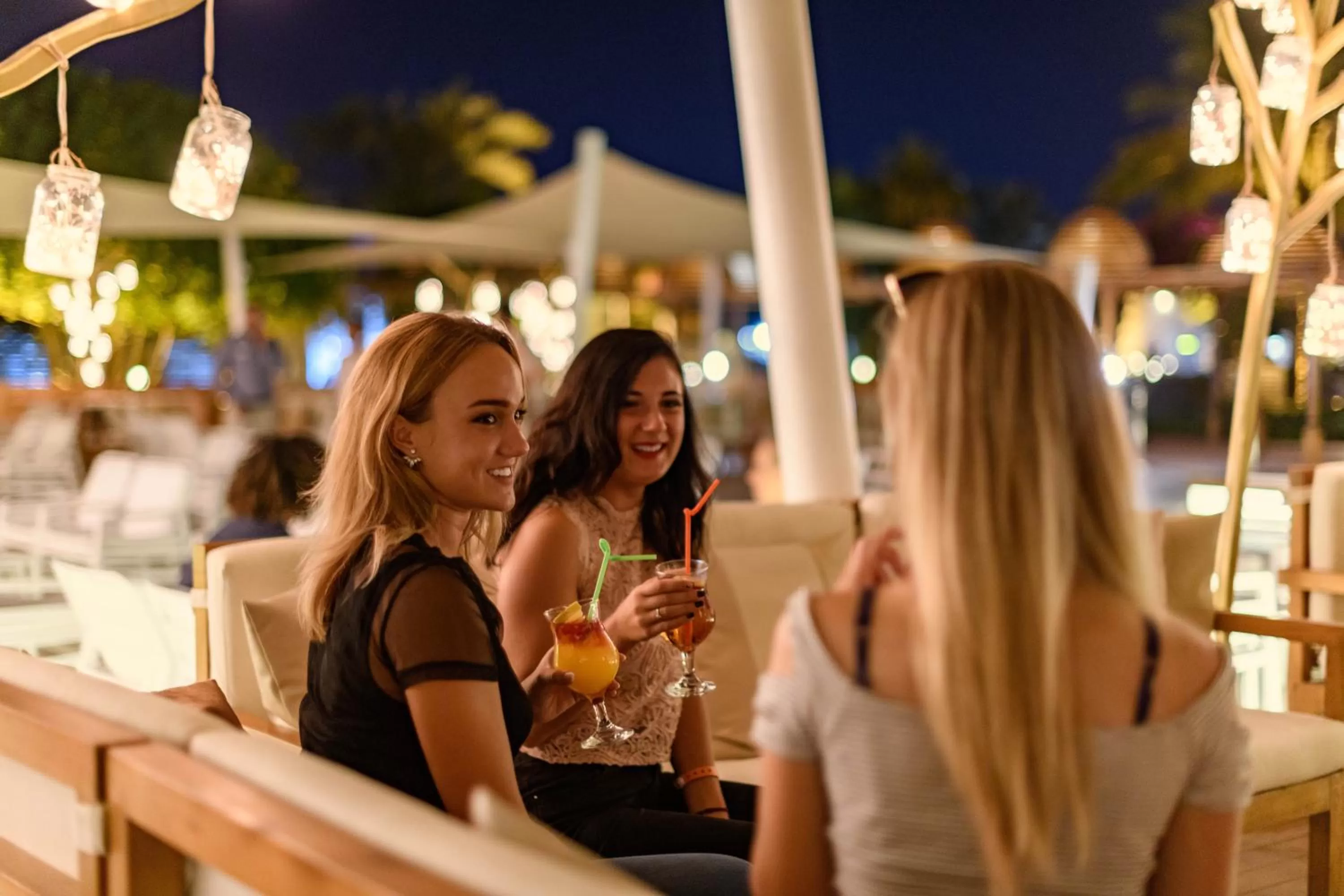 People in Desert Rose Resort