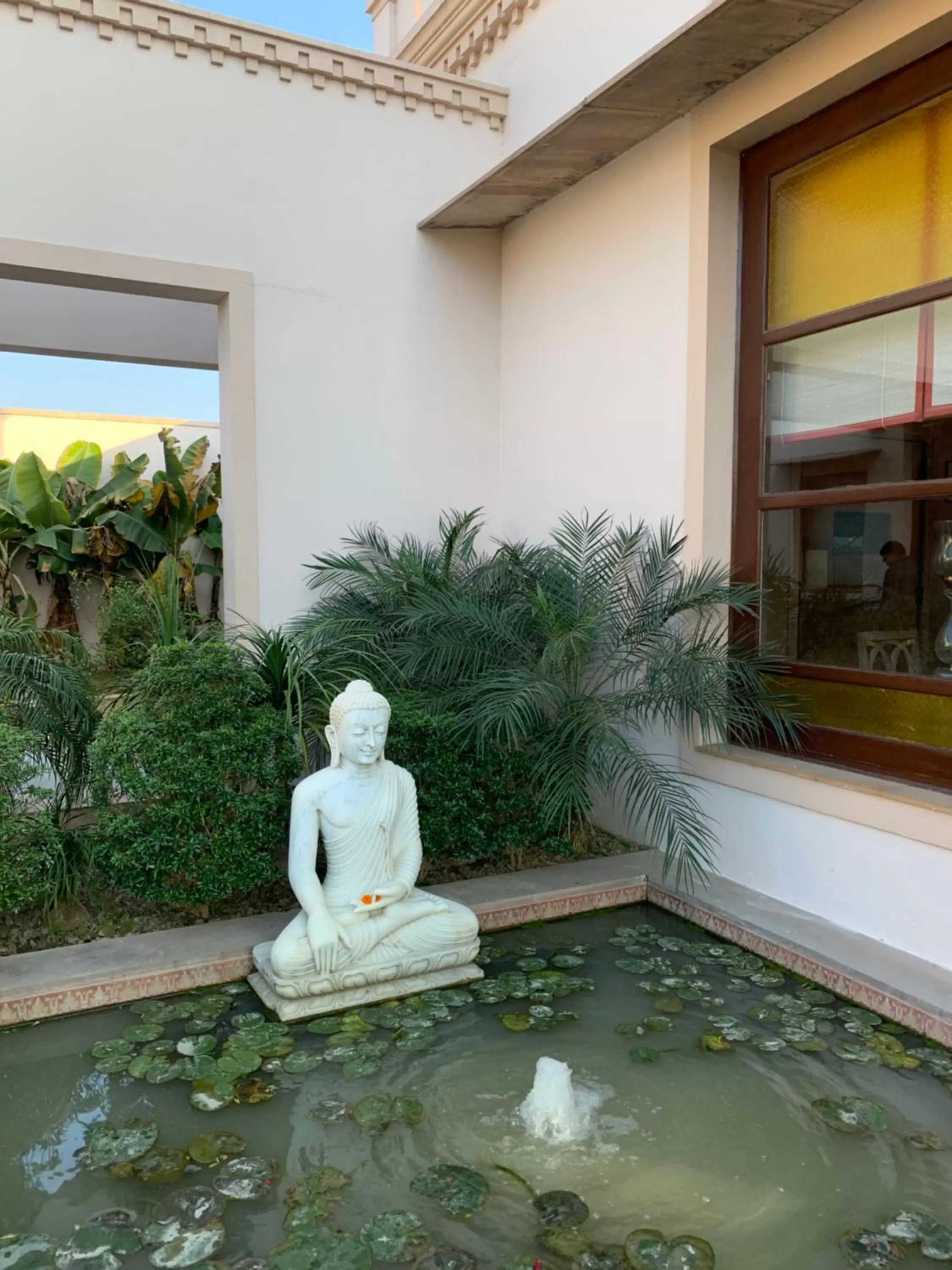 Decorative detail in Tree of Life Resort & Spa Varanasi