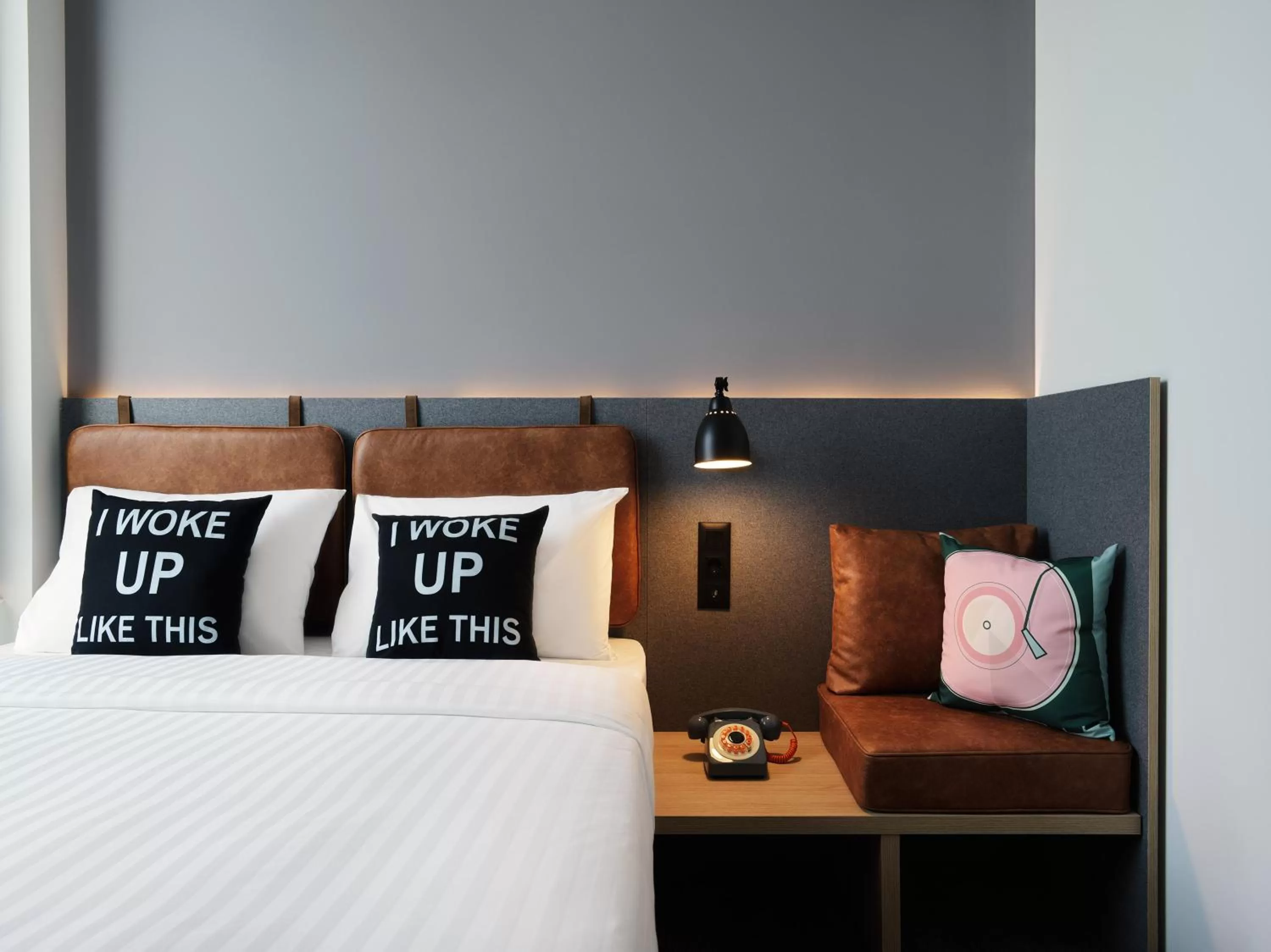 Bedroom, Bed in Moxy Belgrade
