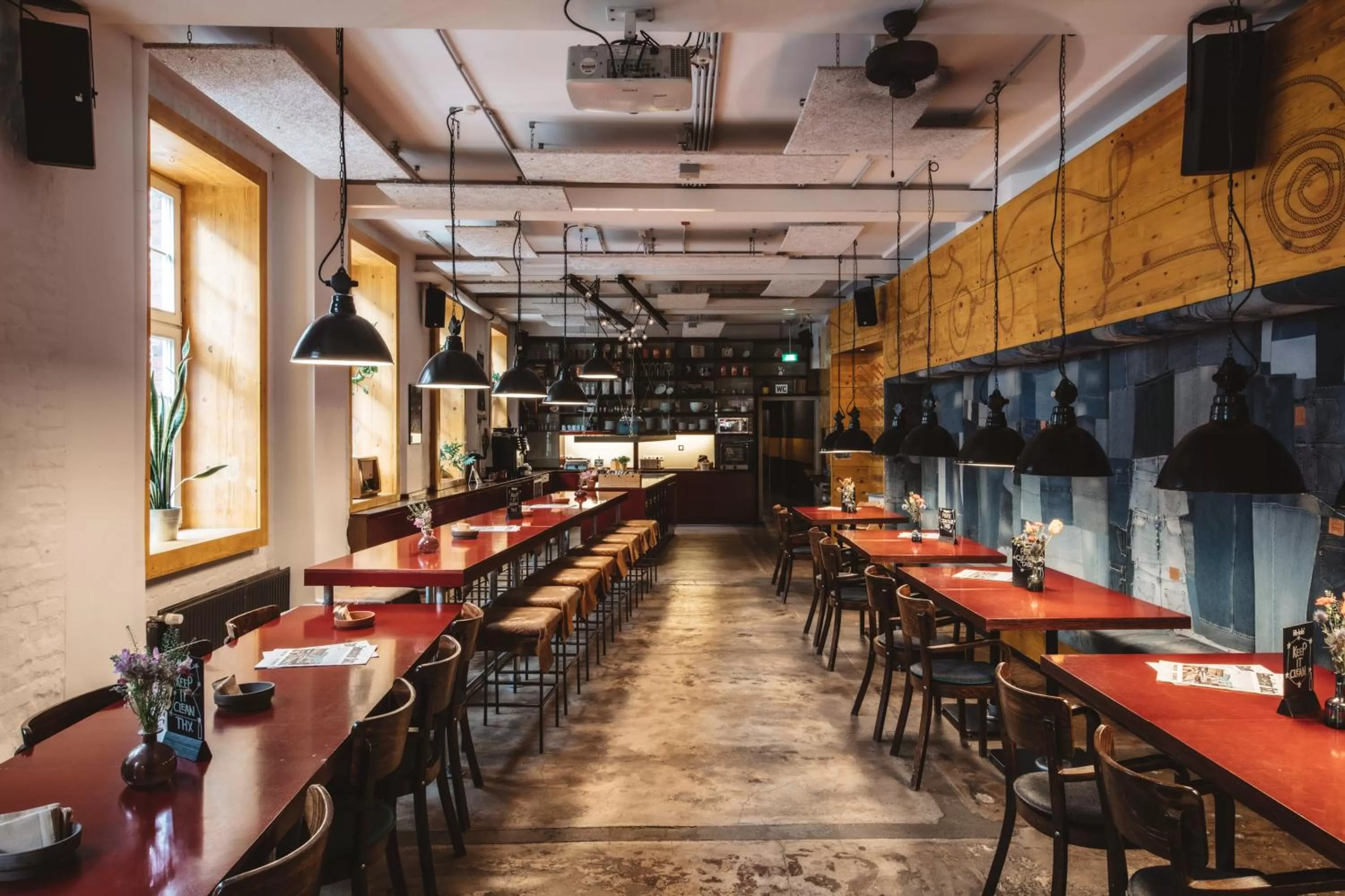 Seating area in Superbude Hamburg St Pauli