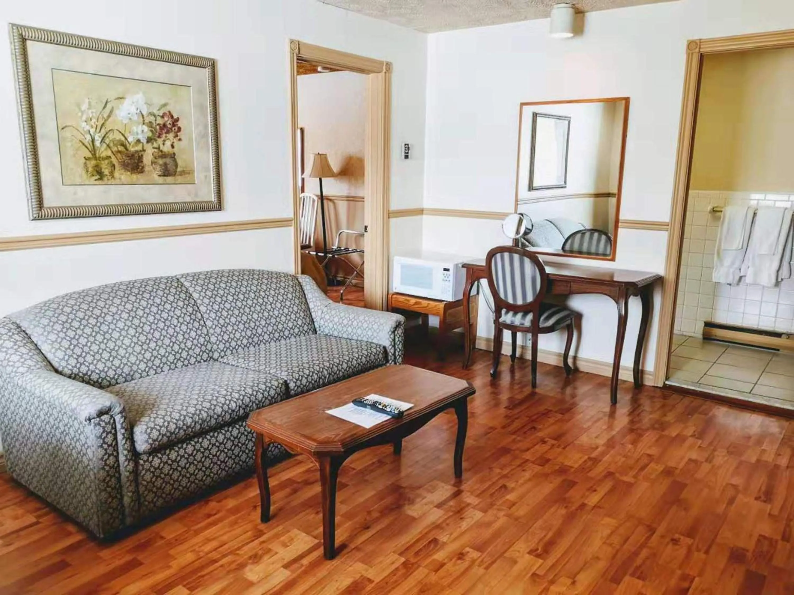 Living room in Hotel Motel La Marquise