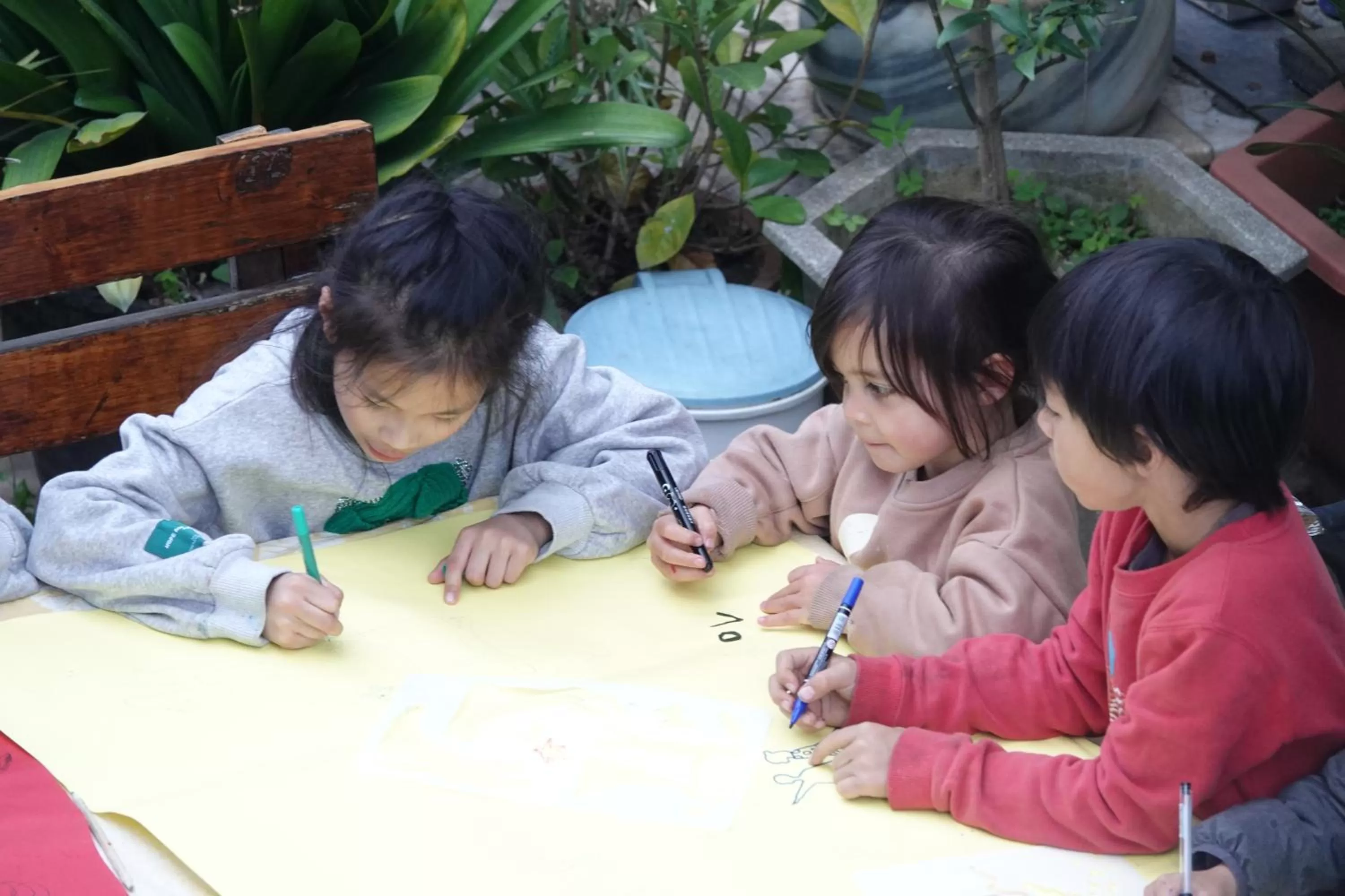 Children in The Lily Pad Inn