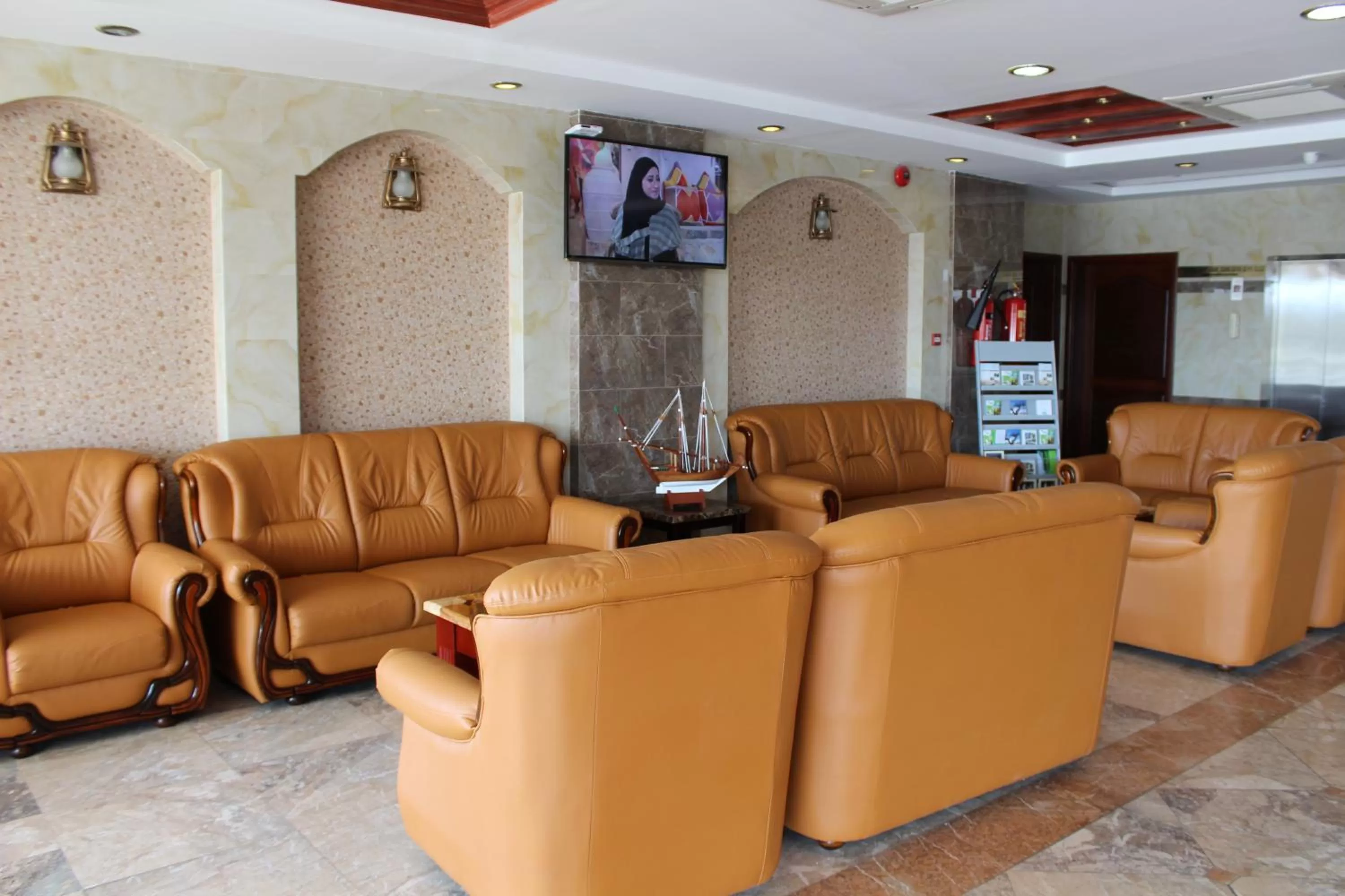 Lobby or reception in Nizwa Hotel Apartments