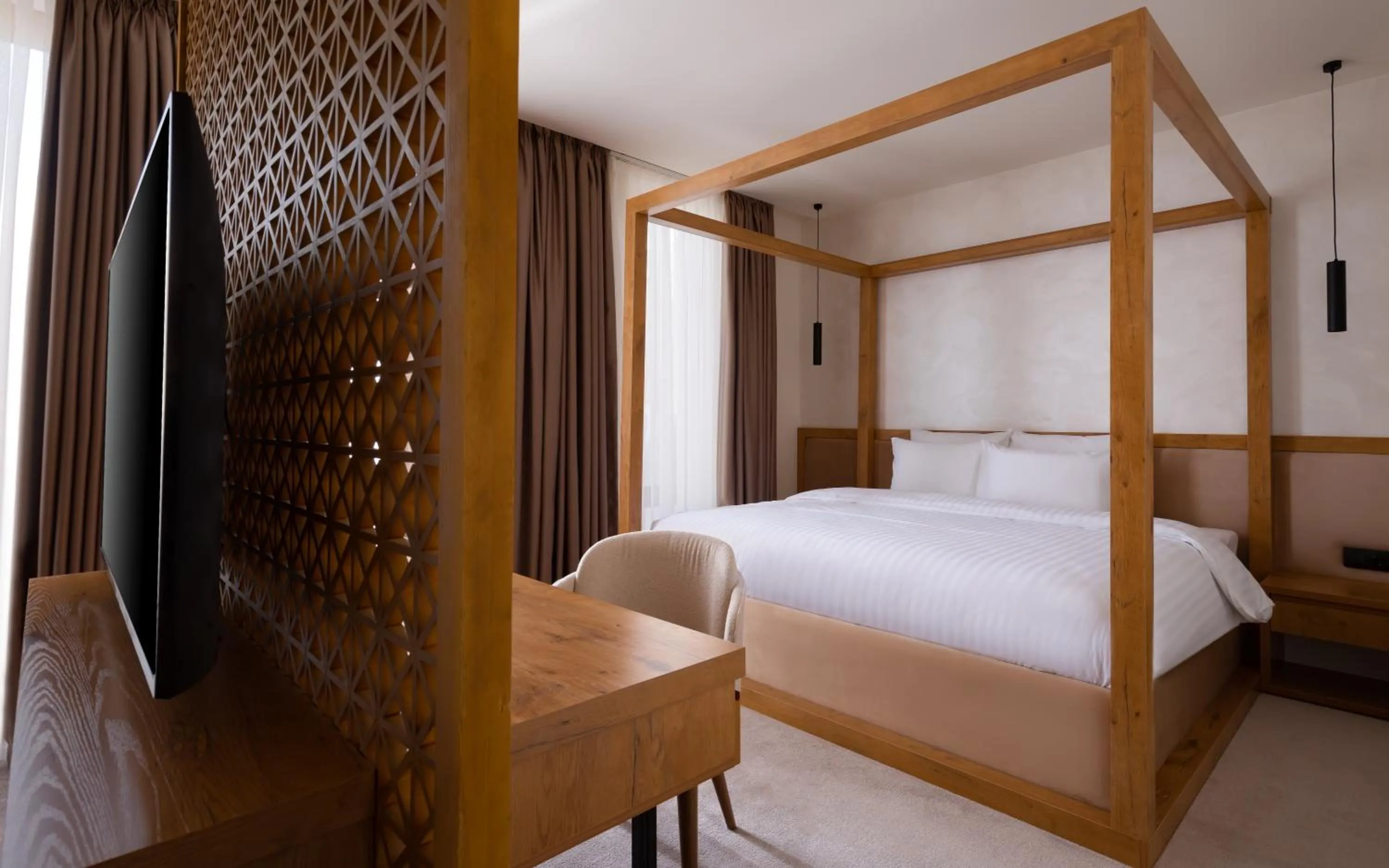 Bed in Mercure Bukhara Old Town